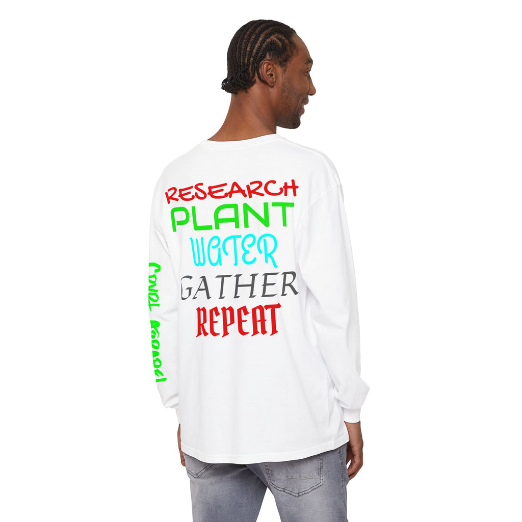 Growing Candles Long Sleeve Tee — "Crypt Apparel" Nurturing Growth