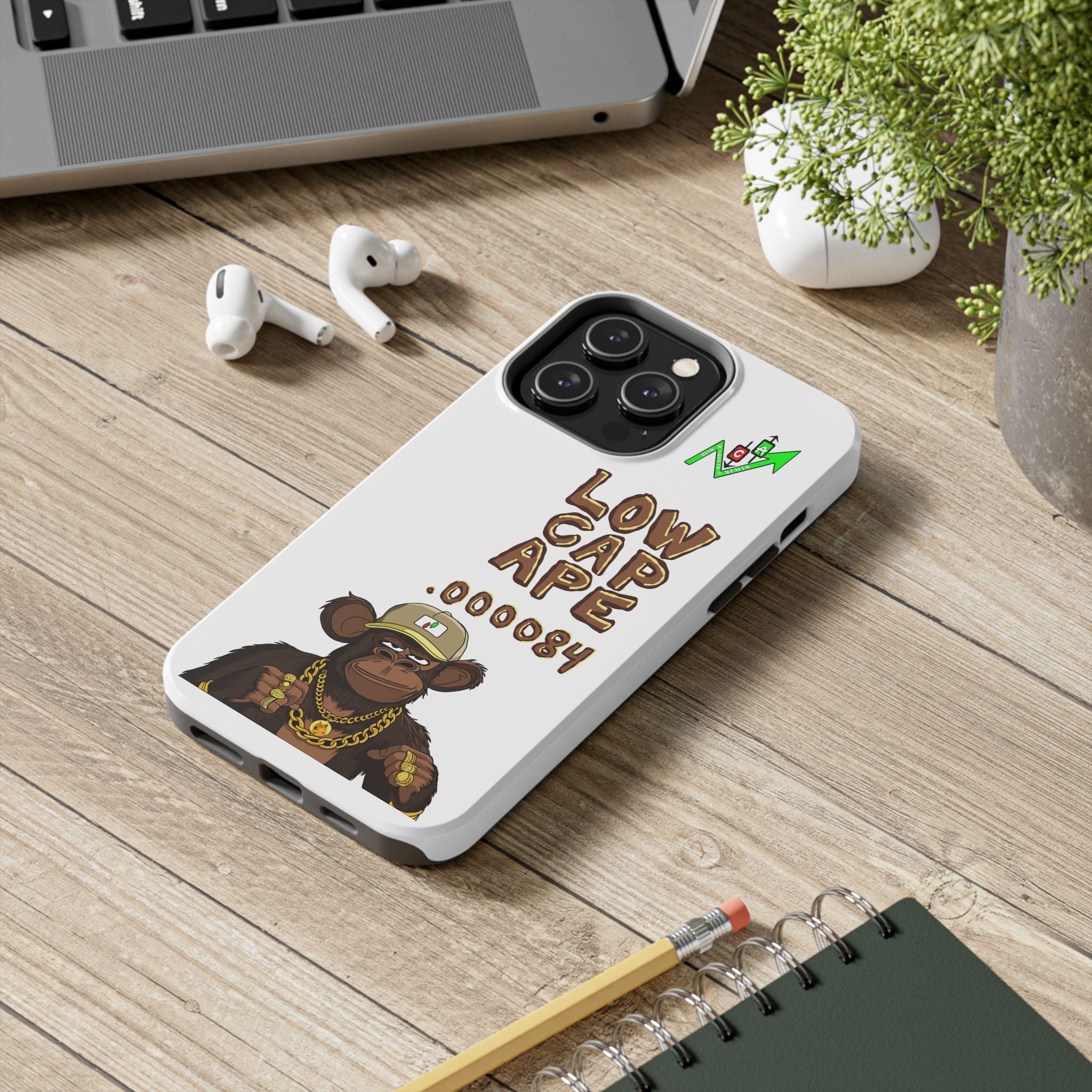 Low Cap Ape Phone Case — Crypto Ape Tough Phone Cover