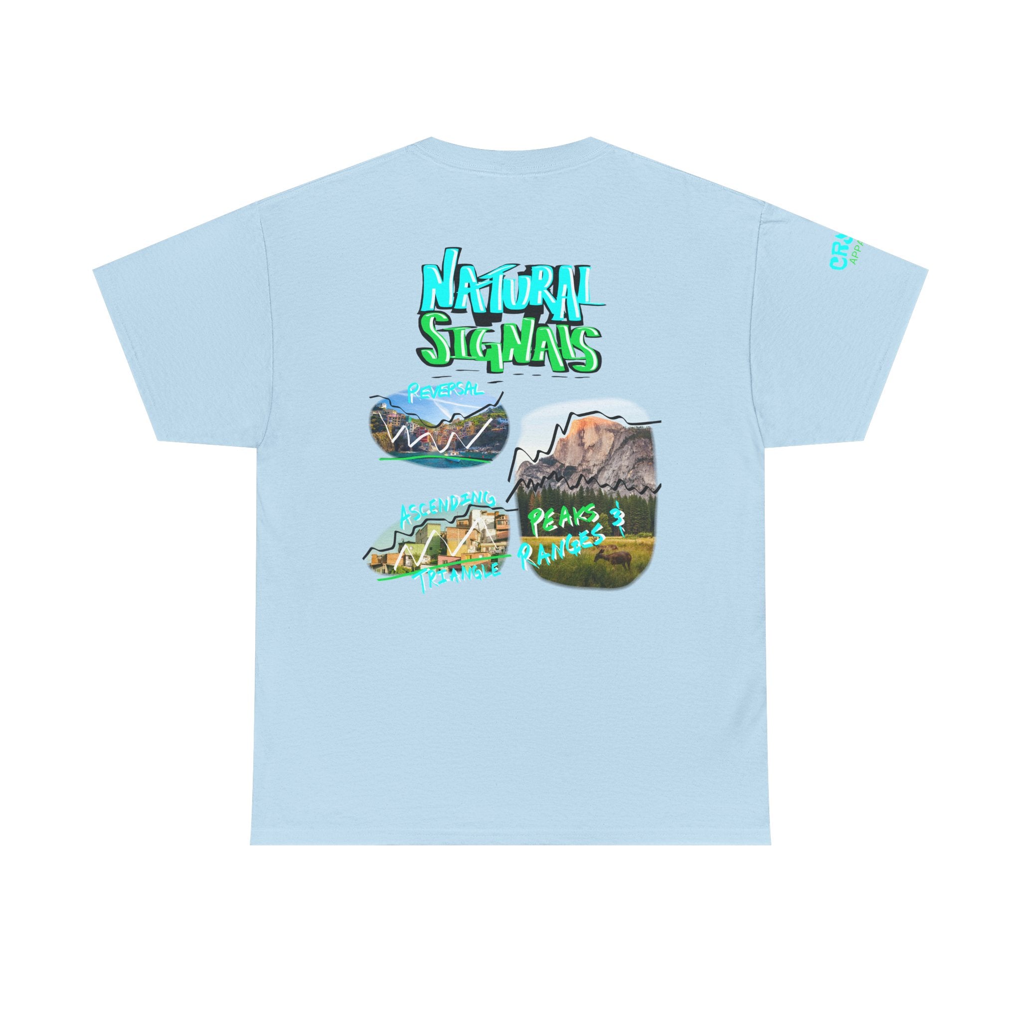 Natural Signals Graphic Tee — "Crypt Apparel" & "Nature Signals" Streetwear T‑Shirt