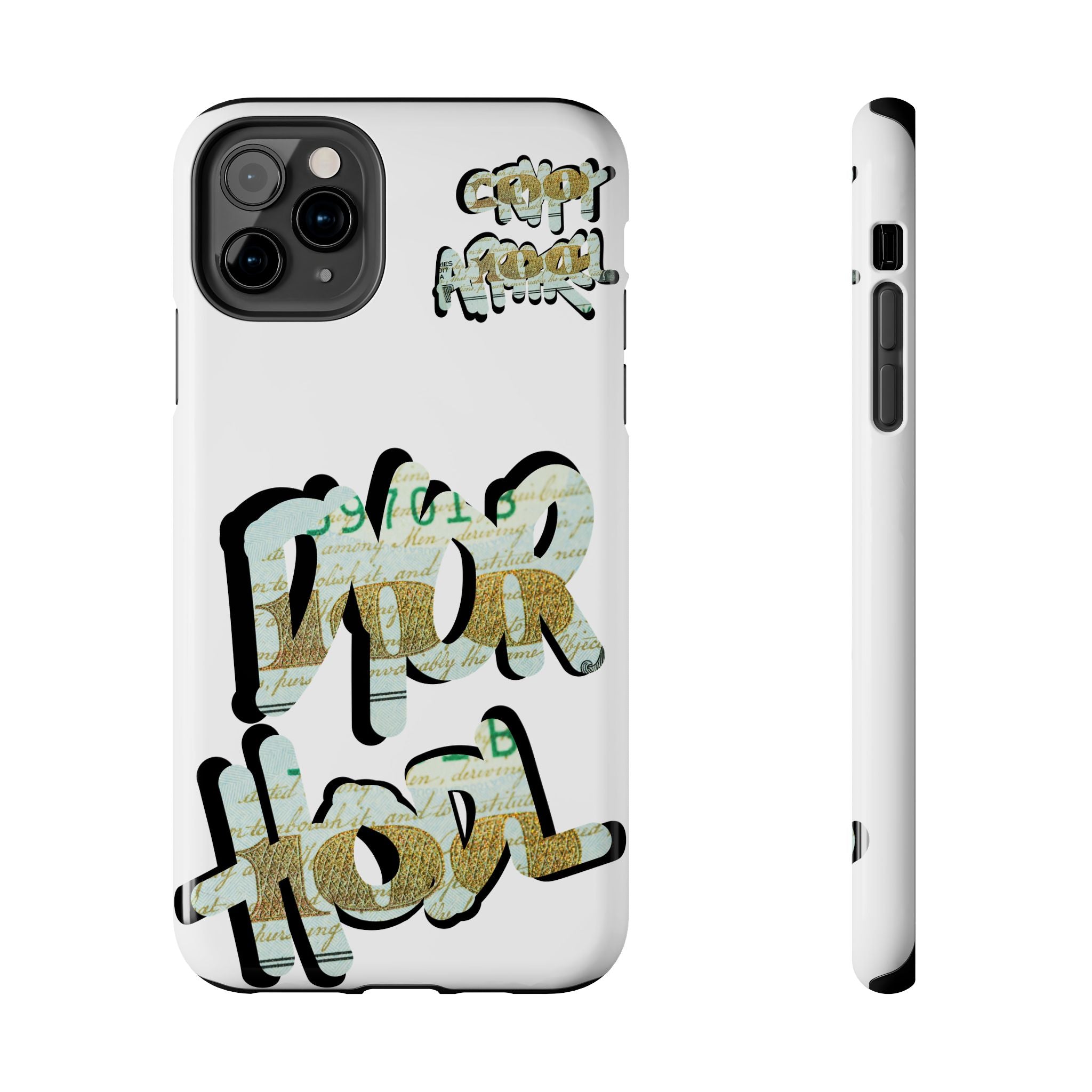 Tough Phone Case — Vintage Money Graffiti "Paper Hodl" Design