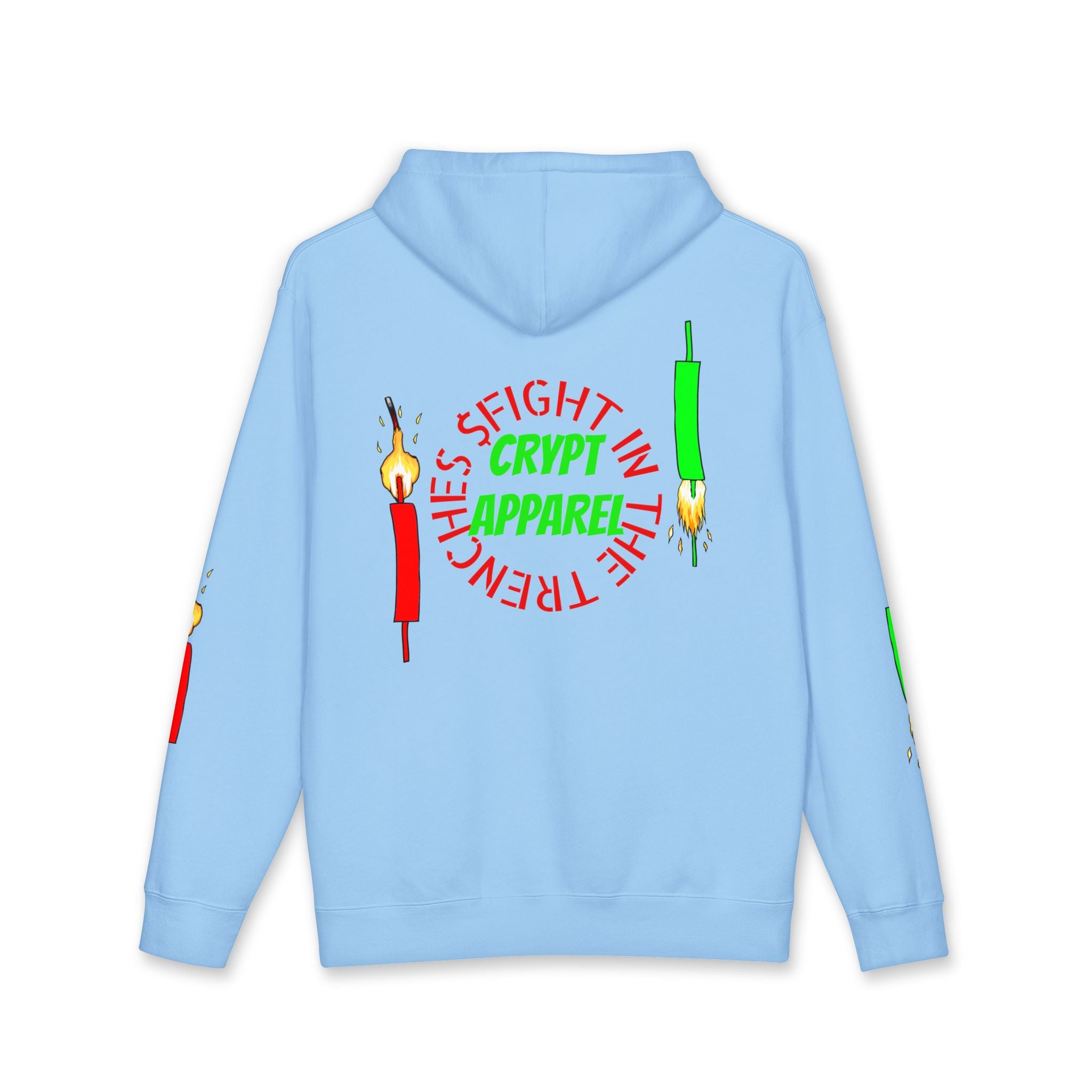 The Trenches Hoodie — 'Crypt Apparel' Graphic Hooded Sweatshirt