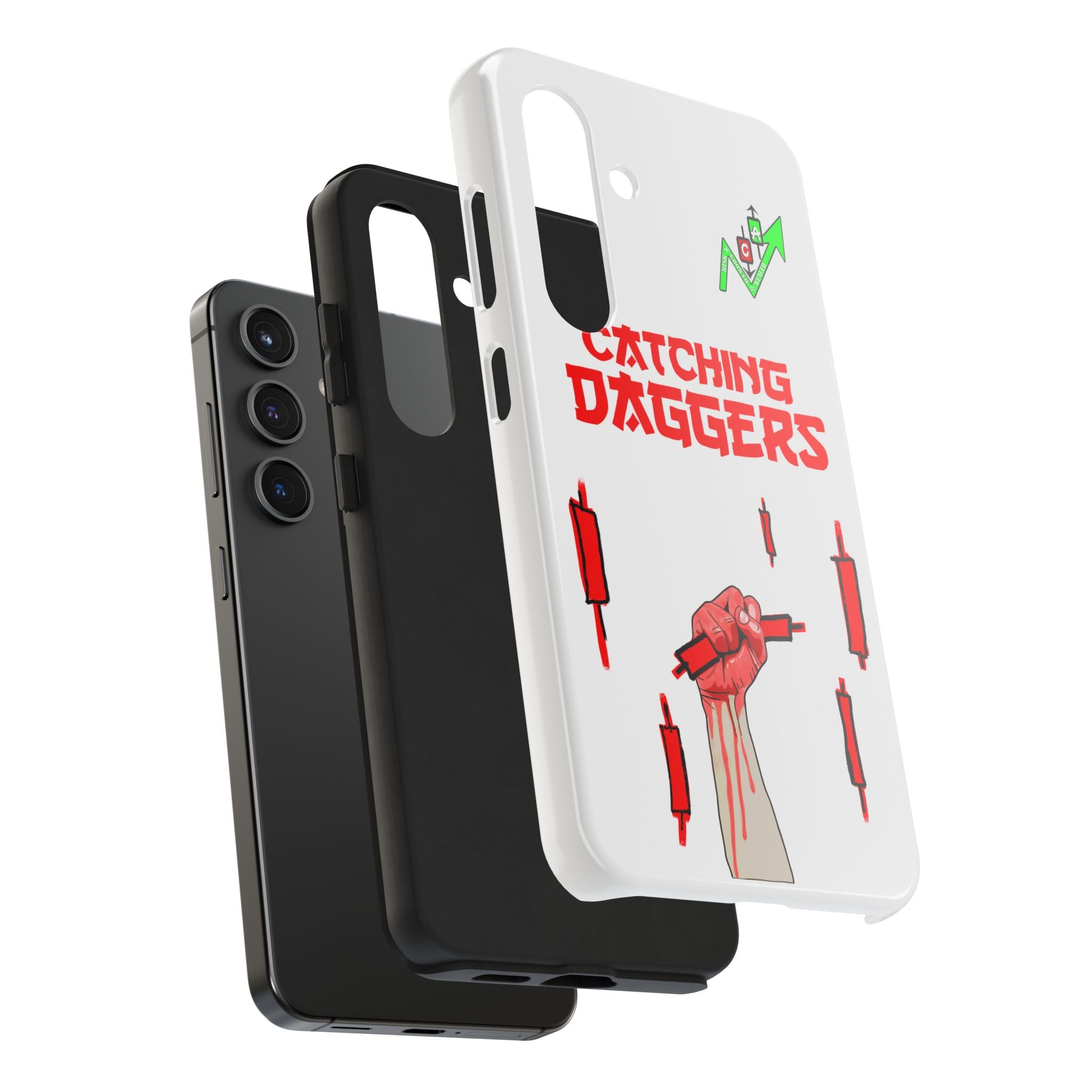 Catching Daggers Tough Phone Case — Crypt Apparel Graphic Protective Cover