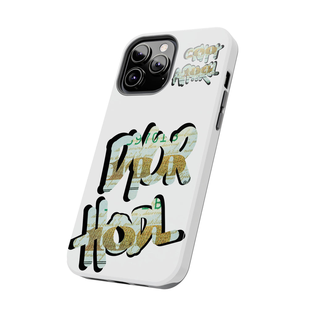 Tough Phone Case — Vintage Money Graffiti "Paper Hodl" Design