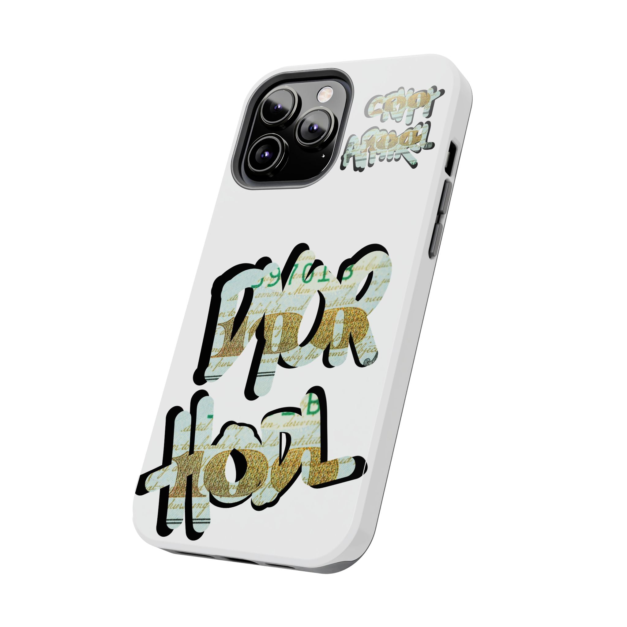 Tough Phone Case — Vintage Money Graffiti "Paper Hodl" Design