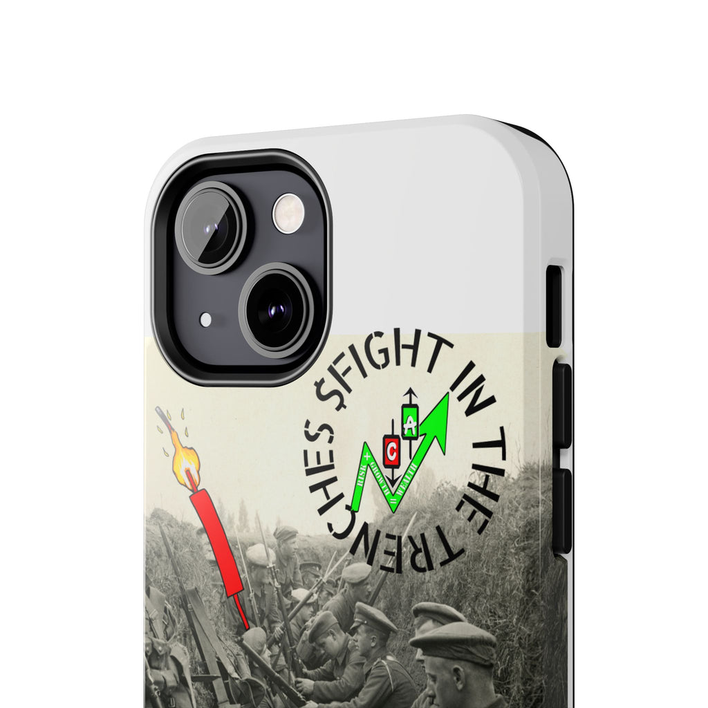 The Trenches Tough Phone Case — Crypt Apparel Trench Dog & Candle Design