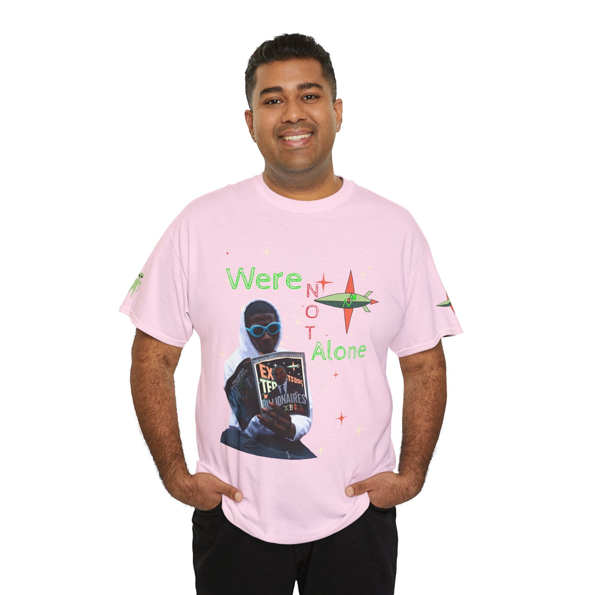 Extra Terrestrial Traders Crypto Graphic Tee — Retro Alien Poster Shirt