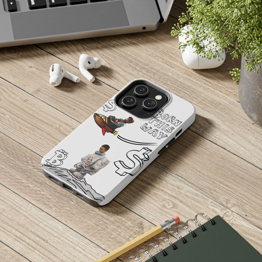 Born This Way Phone Case — "Crypt Apparel" Crypto Protective Case