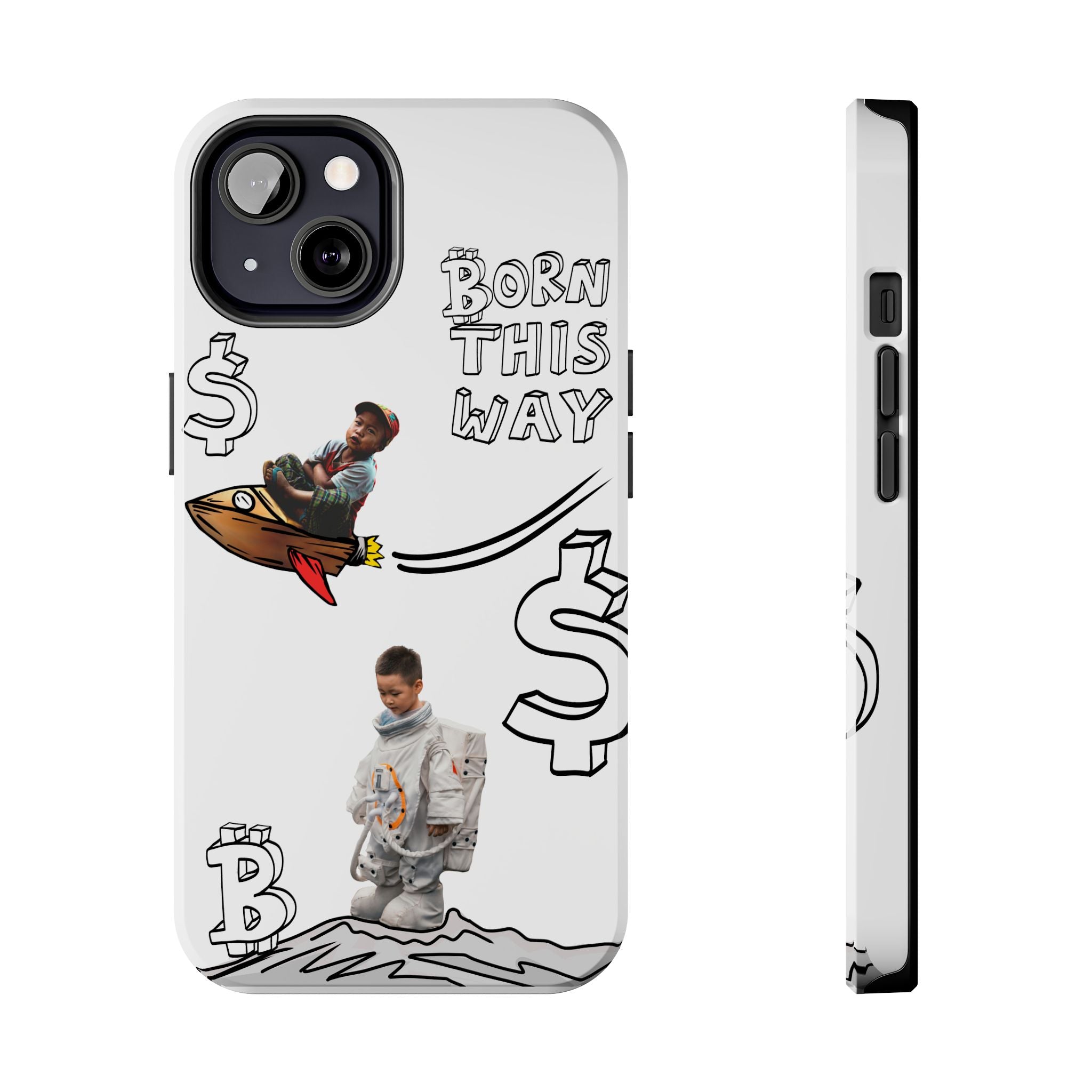 Born This Way Phone Case — "Crypt Apparel" Crypto Protective Case