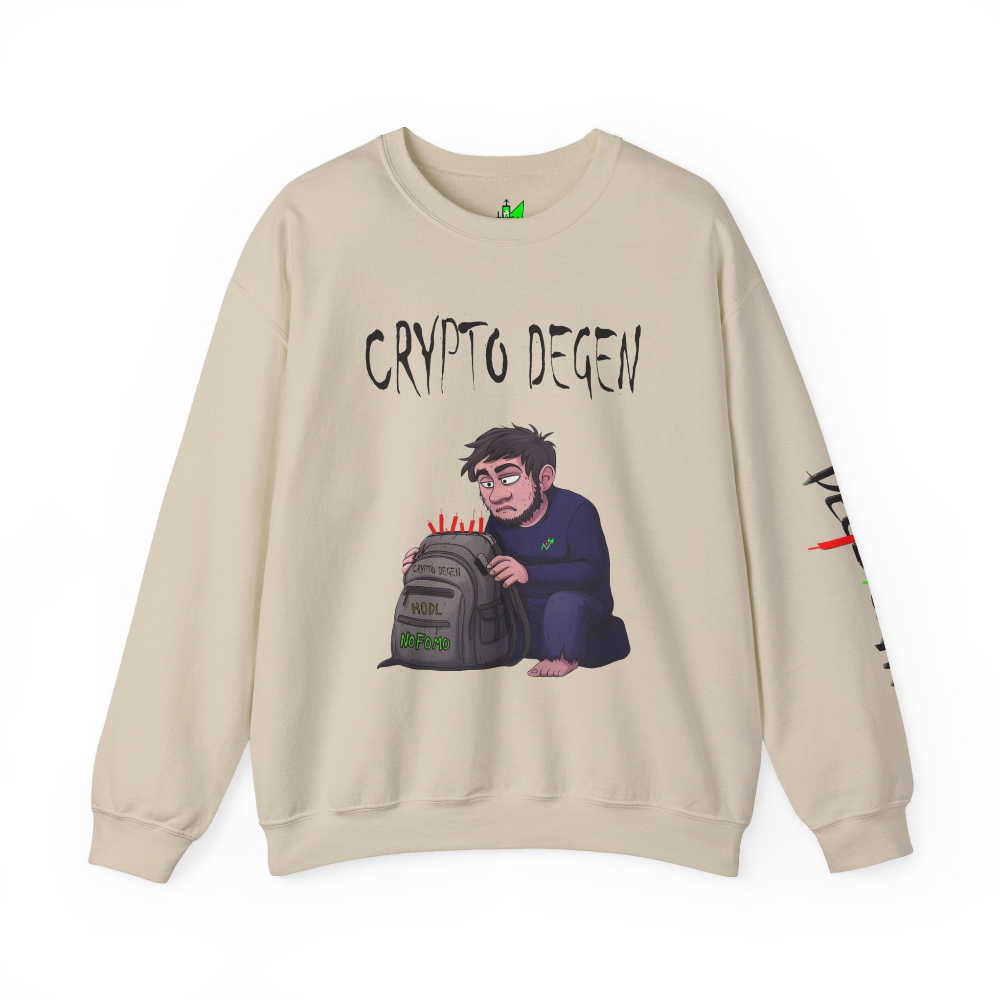 Crypto Degen Crewneck | Crypt Apparel