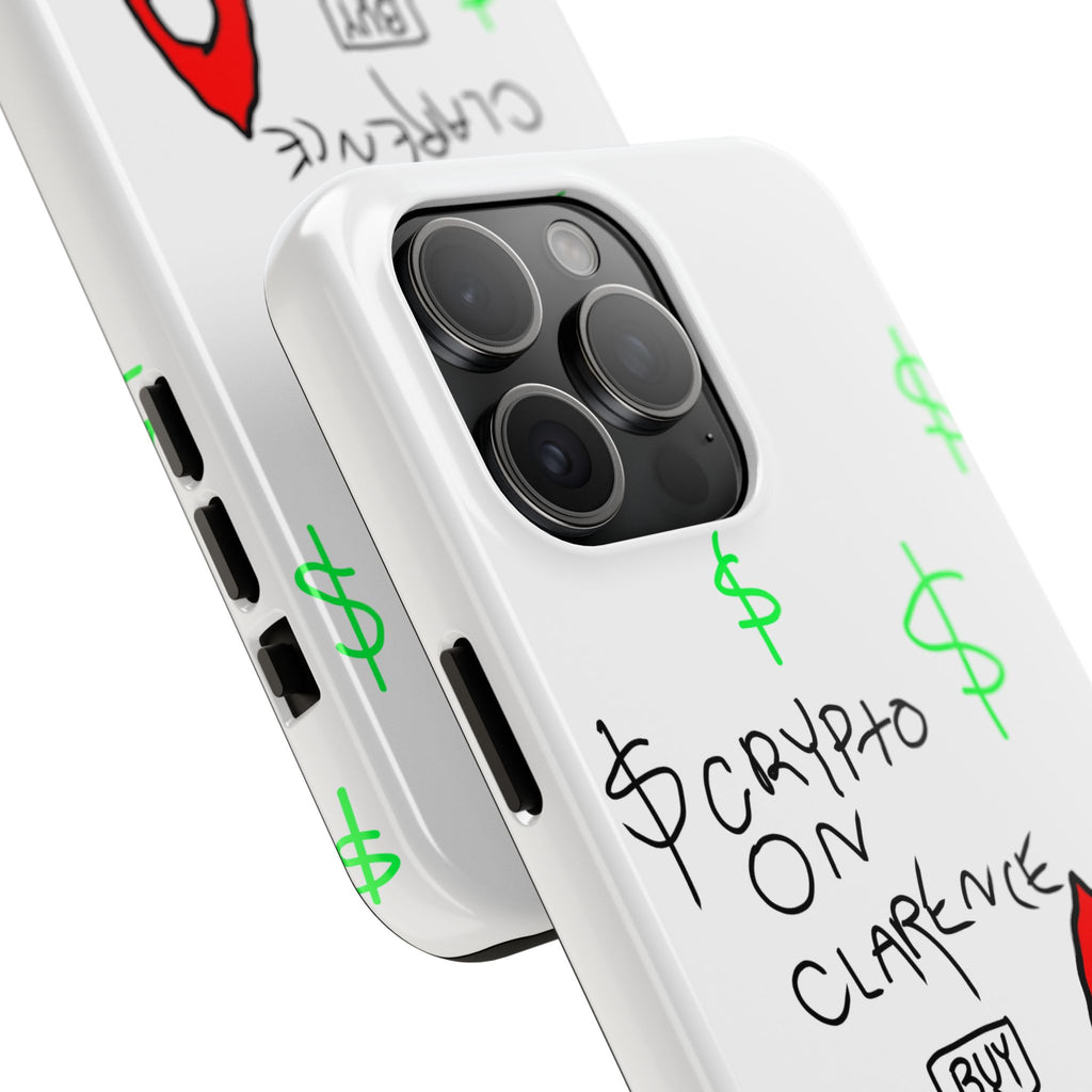 Crypto On Clarence Phone Case — Crypt Apparel Degen Design