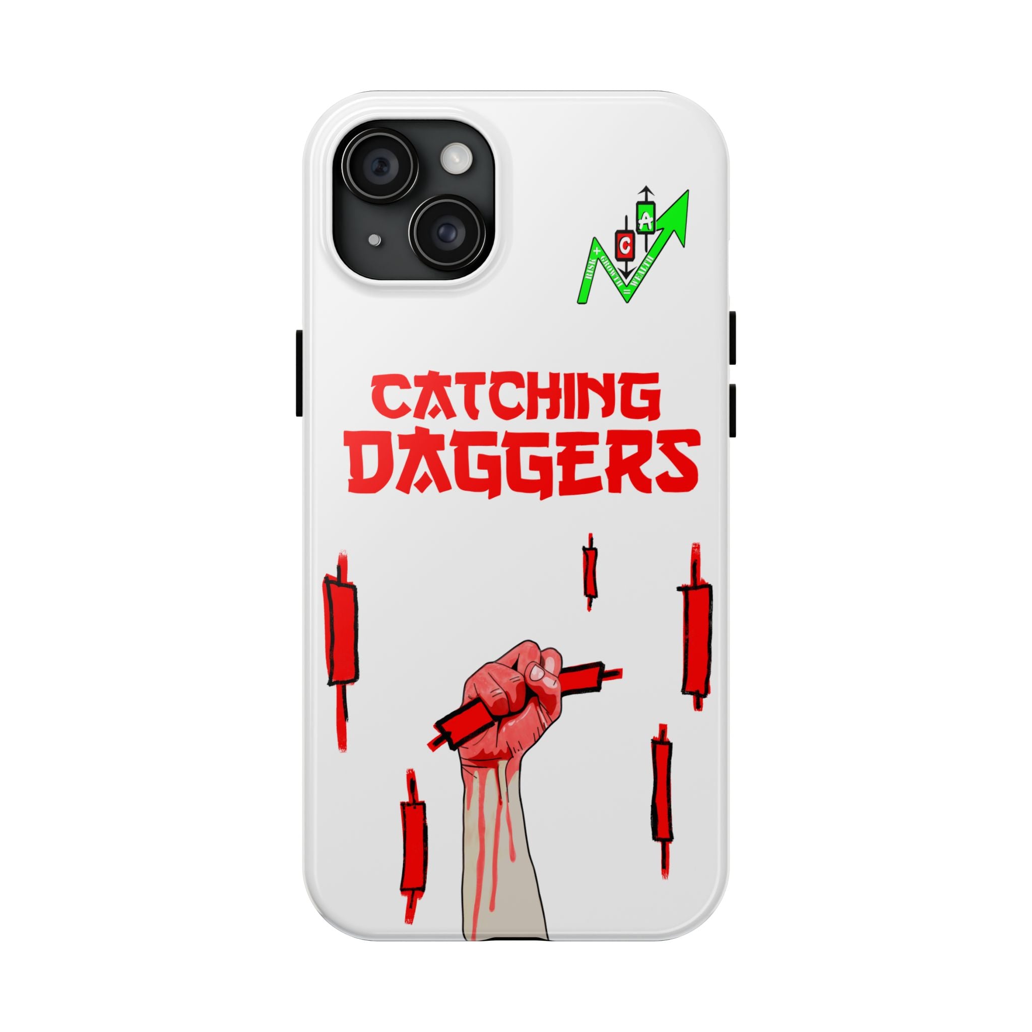 Catching Daggers Tough Phone Case — Crypt Apparel Graphic Protective Cover