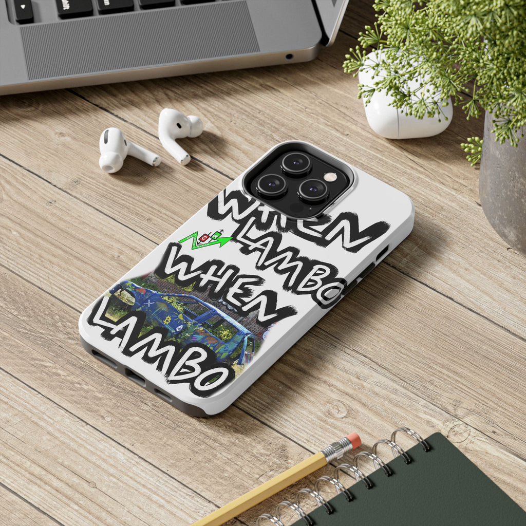 When Lambo Art Phone Case — Crypto Meme Tough Phone Case