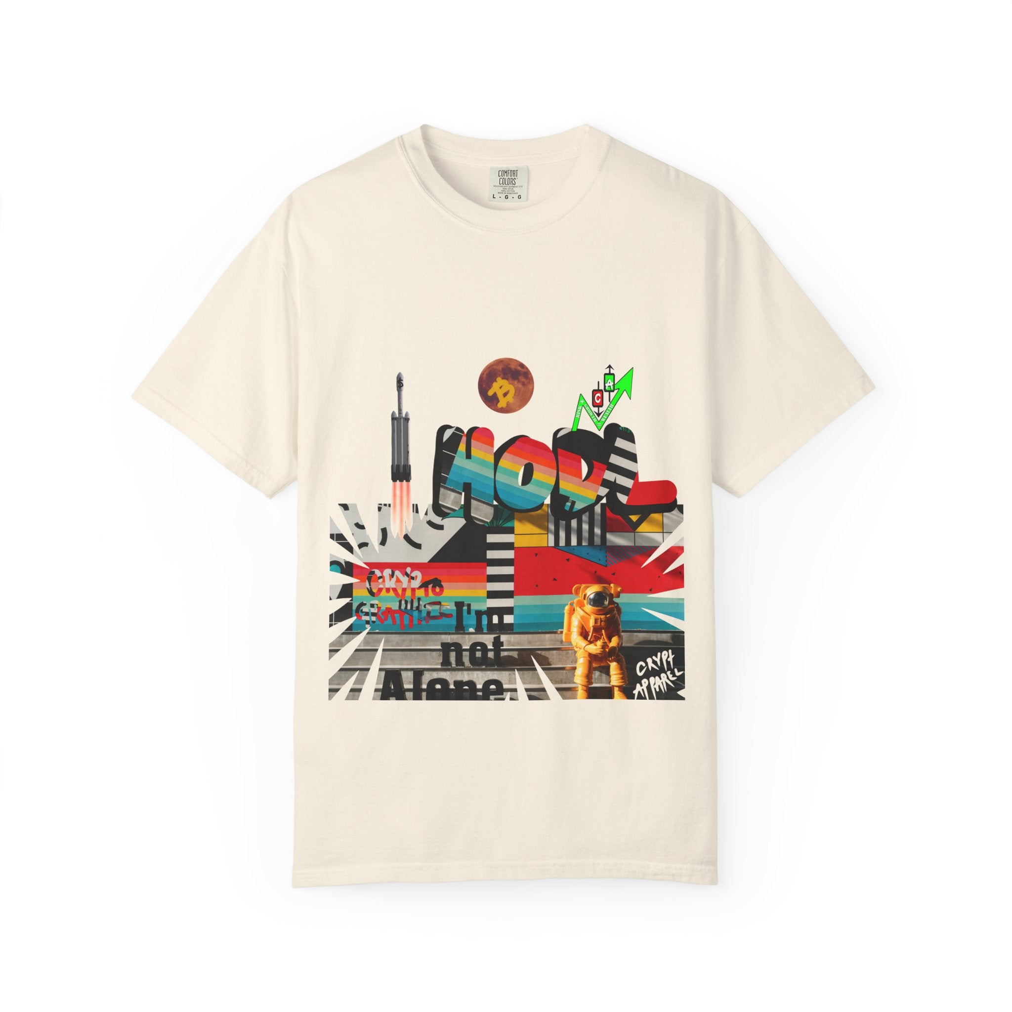 Urban Jungle Crypto Collage T-Shirt | Crypt Apparel Graphic Streetwear