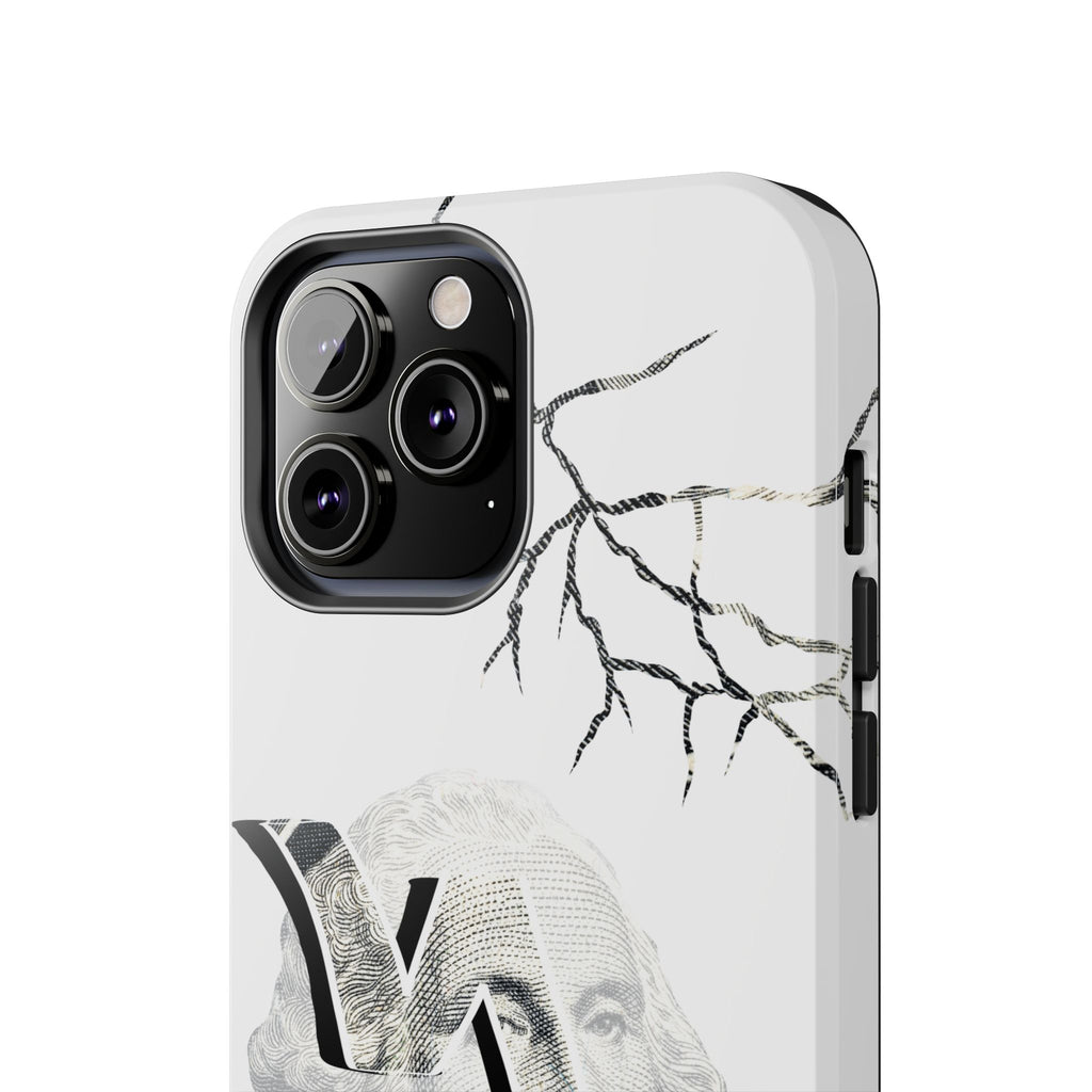 Brokenomics Crypto Tough Phone Case — 'Crypt Apparel' Cracked Dollar Graphic Protective Cover