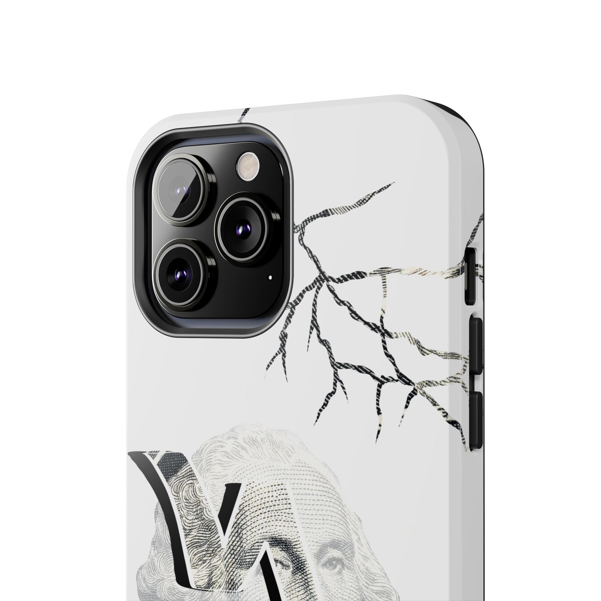 Brokenomics Crypto Tough Phone Case — 'Crypt Apparel' Cracked Dollar Graphic Protective Cover