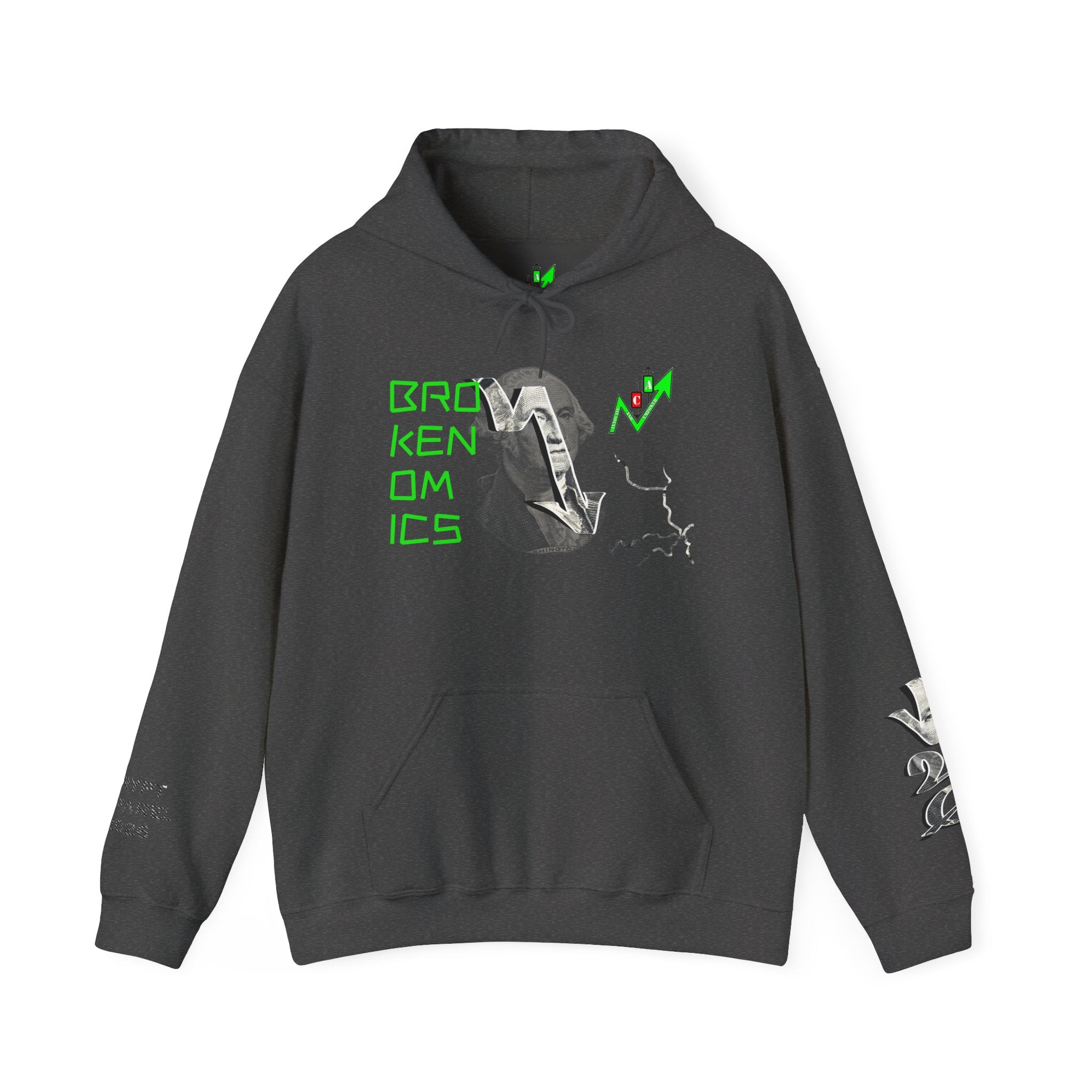 Brokenomics Crypto Hoodie — Straight to Zero trading sweatshirt "Crypt Apparel"
