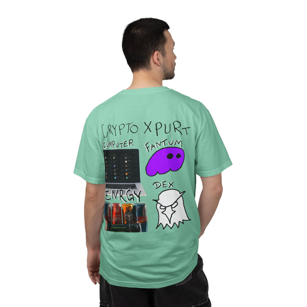 Crypto Meme T-Shirt — 'Meme Coin' Hand-Drawn Crypto Art Tee