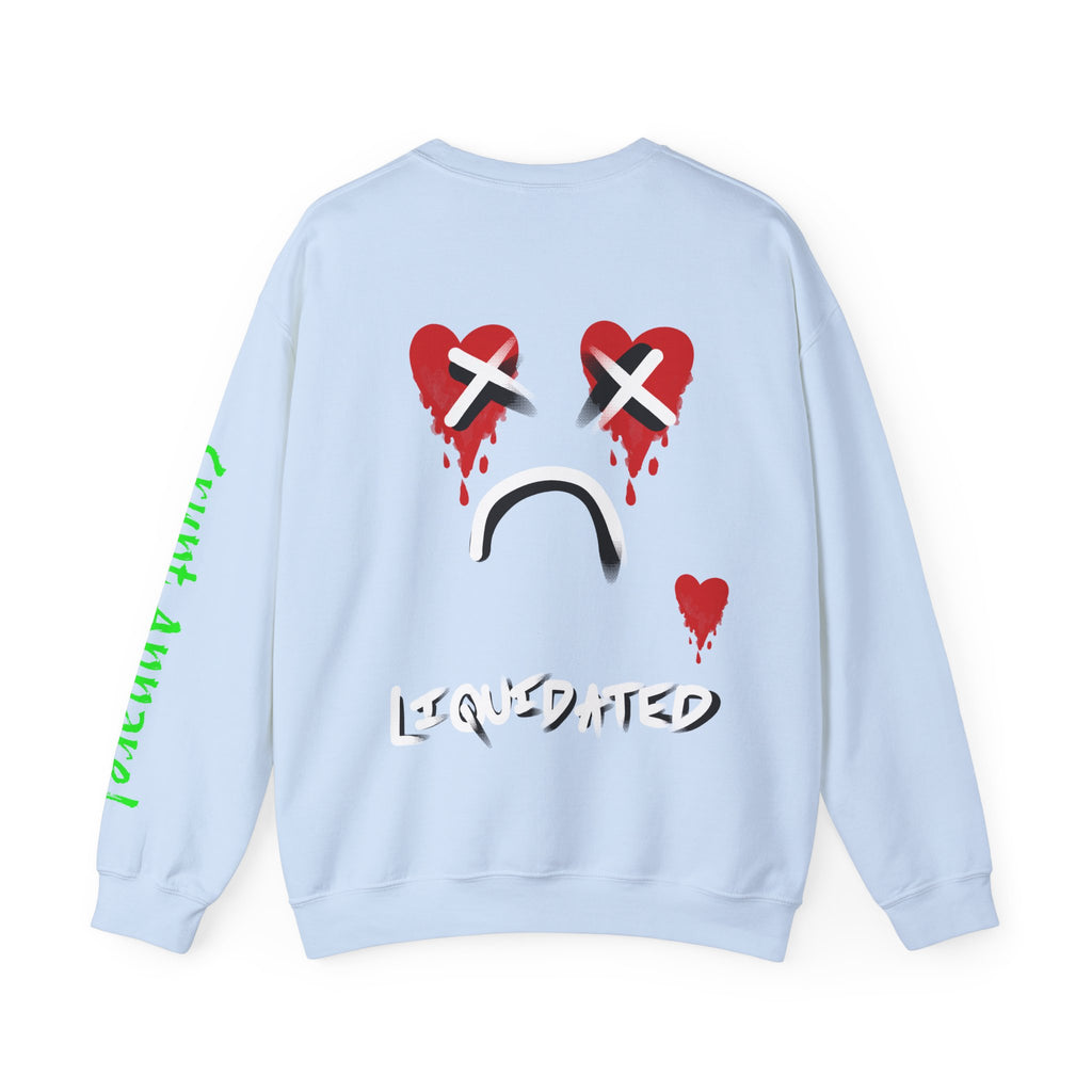 Crypto Rekt Portfolio Crewneck Sweatshirt | Crypt Apparel Streetwear Graphic