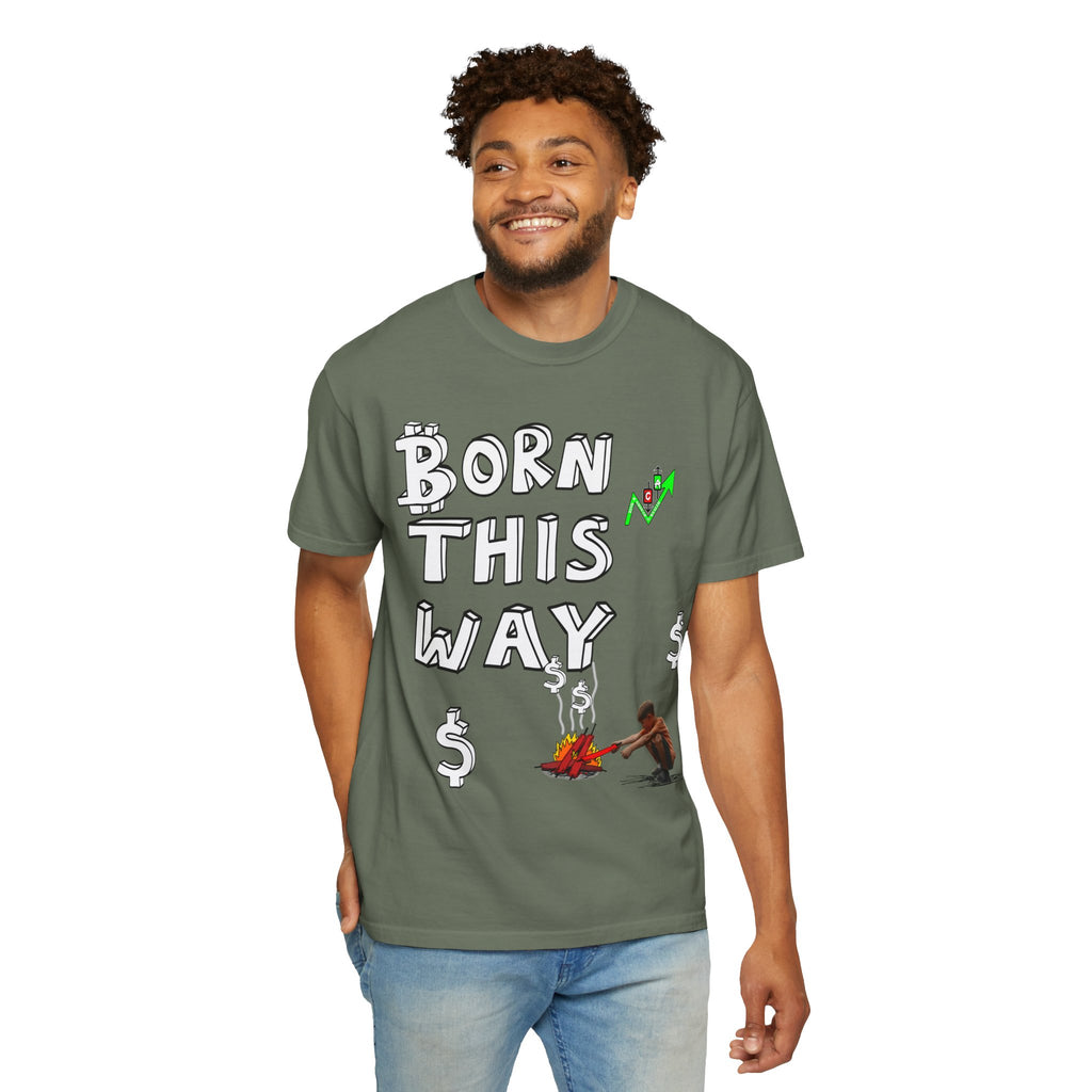 Born This Way Bitcoin inspired Crypto graphic tee | Crypt Apparel
