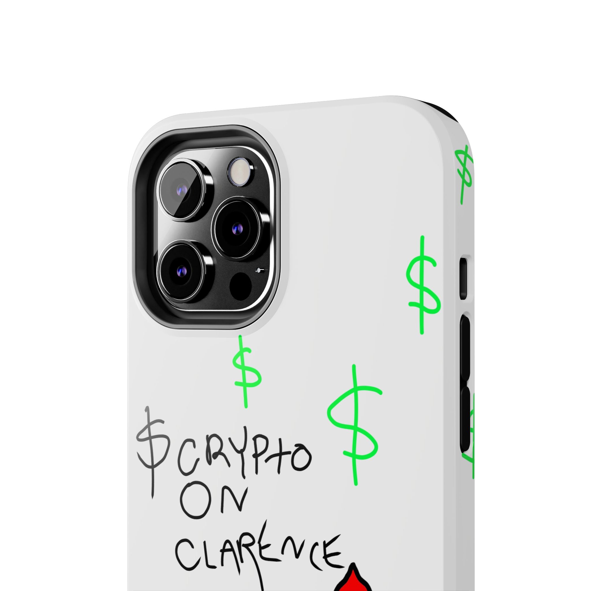 Crypto On Clarence Phone Case — Crypt Apparel Degen Design
