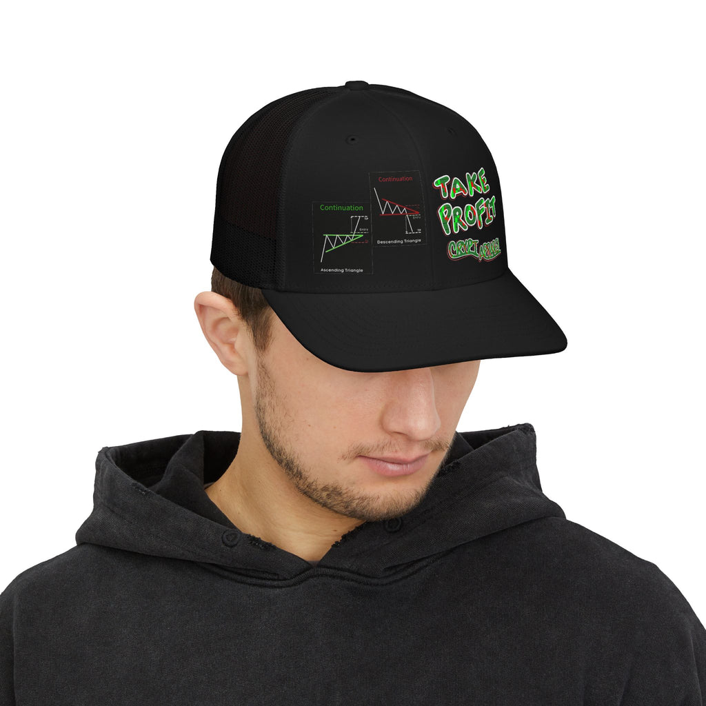 Charted Crypto Traders Signals | Crypt Apparel Stop Loss Take Profit Trucker Cap