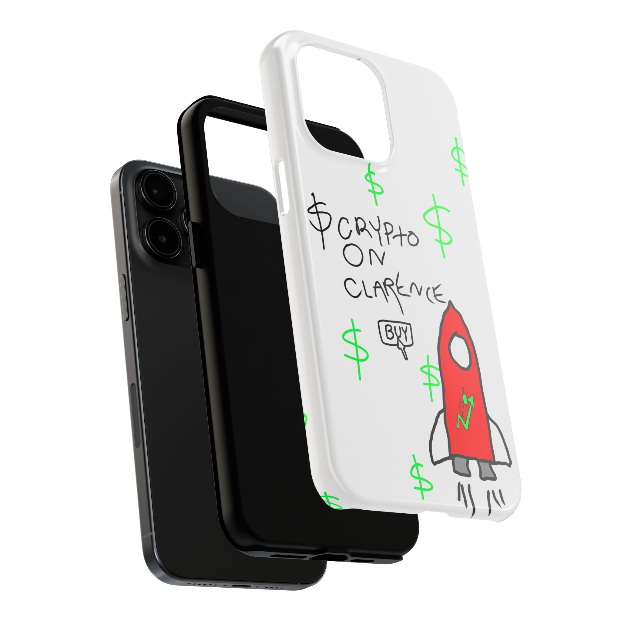 Crypto On Clarence Phone Case — Crypt Apparel Degen Design