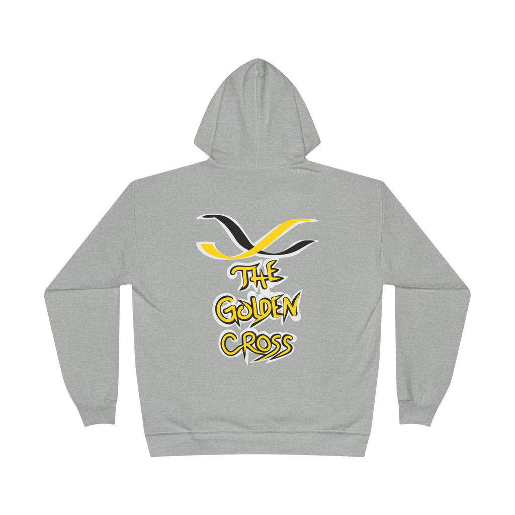Golden Cross Bull Market Hoodie — 'Crypt Apparel' Crypto Trading Graphic Pullover