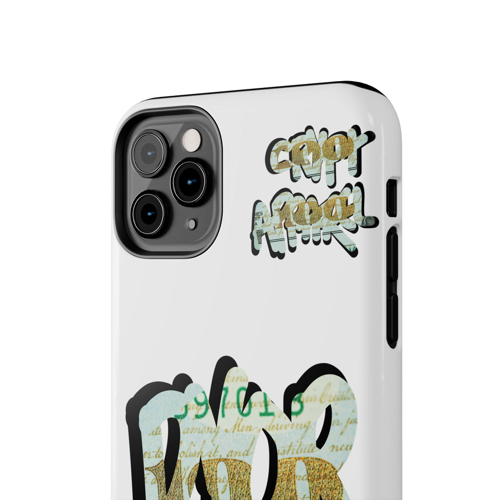 Tough Phone Case — Vintage Money Graffiti "Paper Hodl" Design