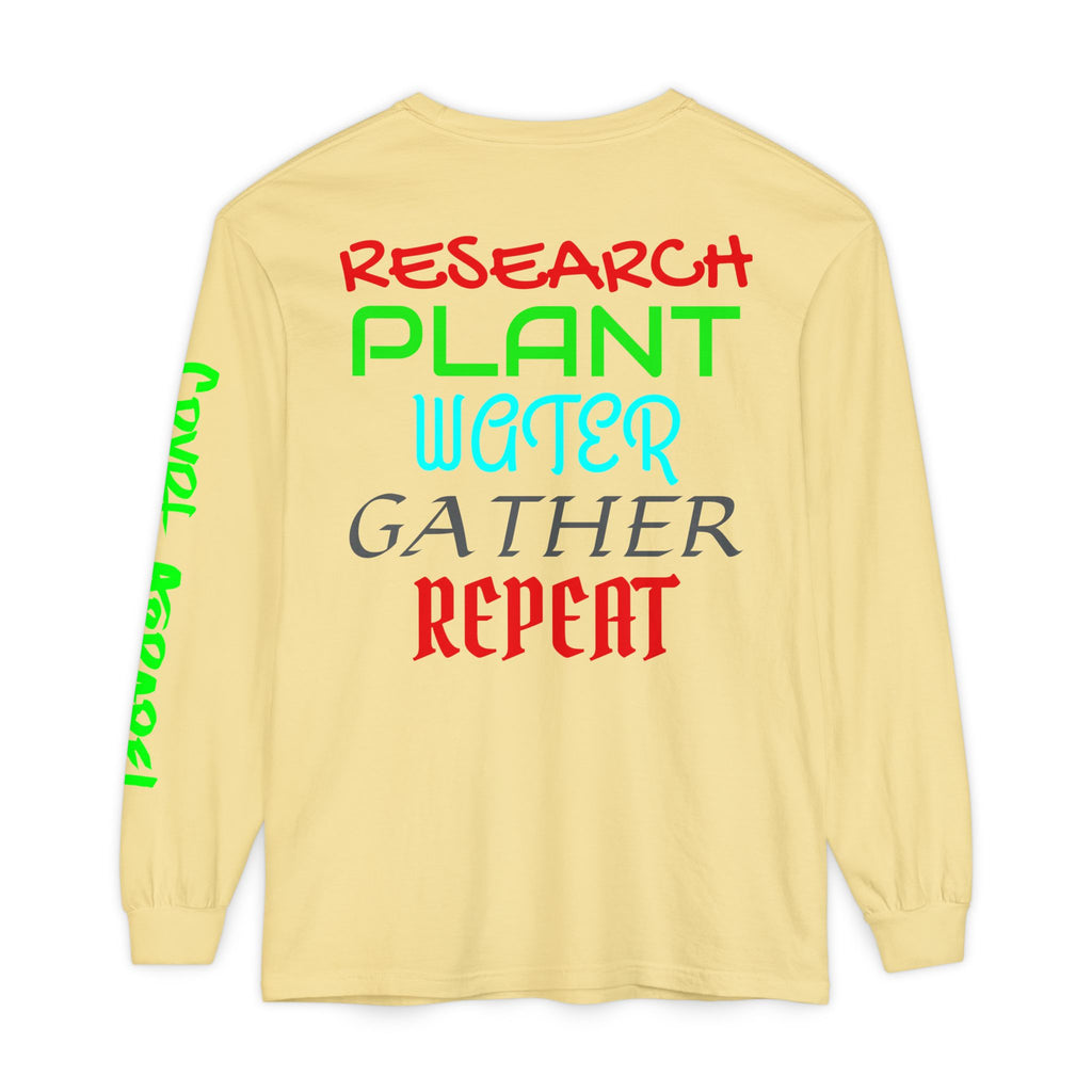 Growing Candles Long Sleeve Tee — "Crypt Apparel" Nurturing Growth
