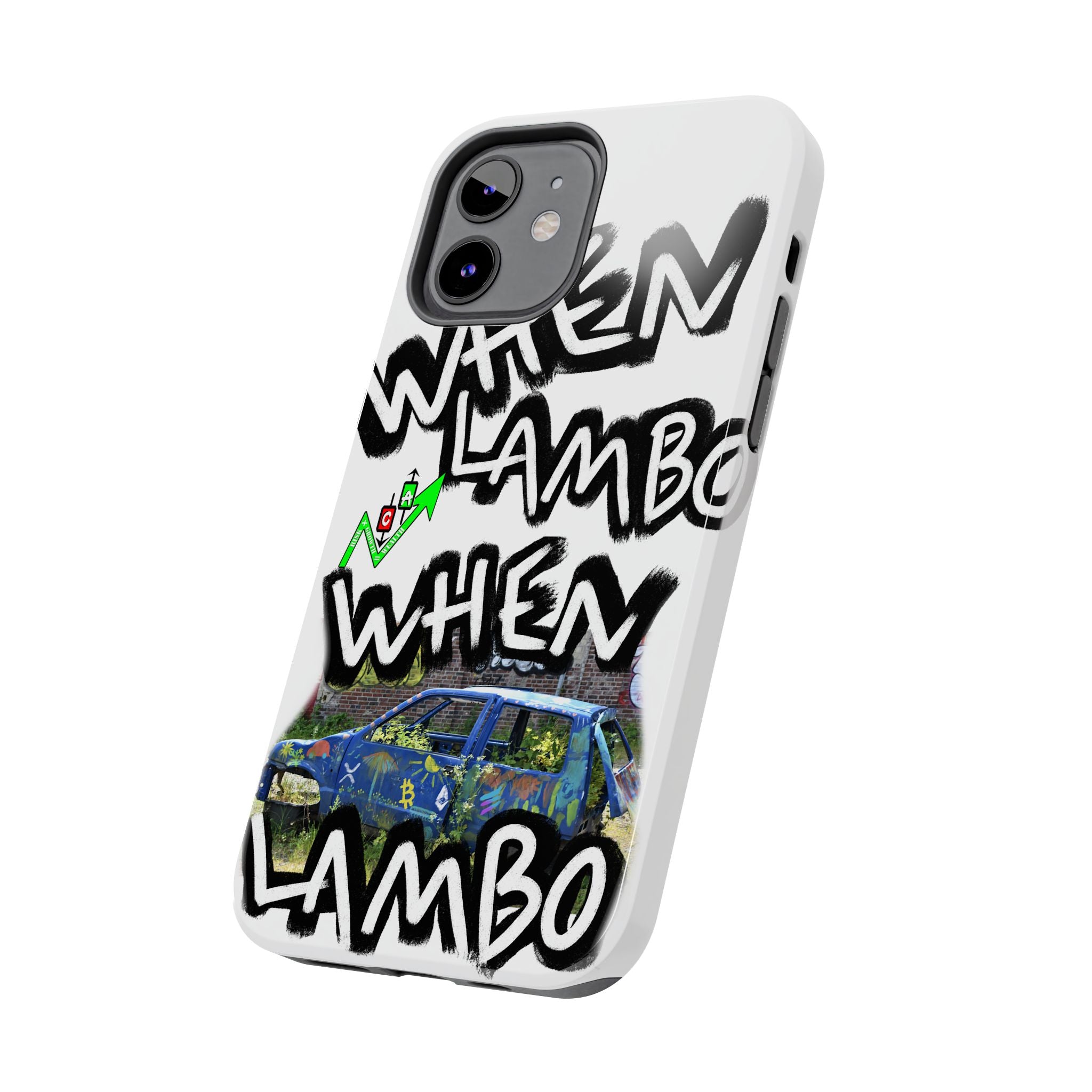 When Lambo Art Phone Case — Crypto Meme Tough Phone Case