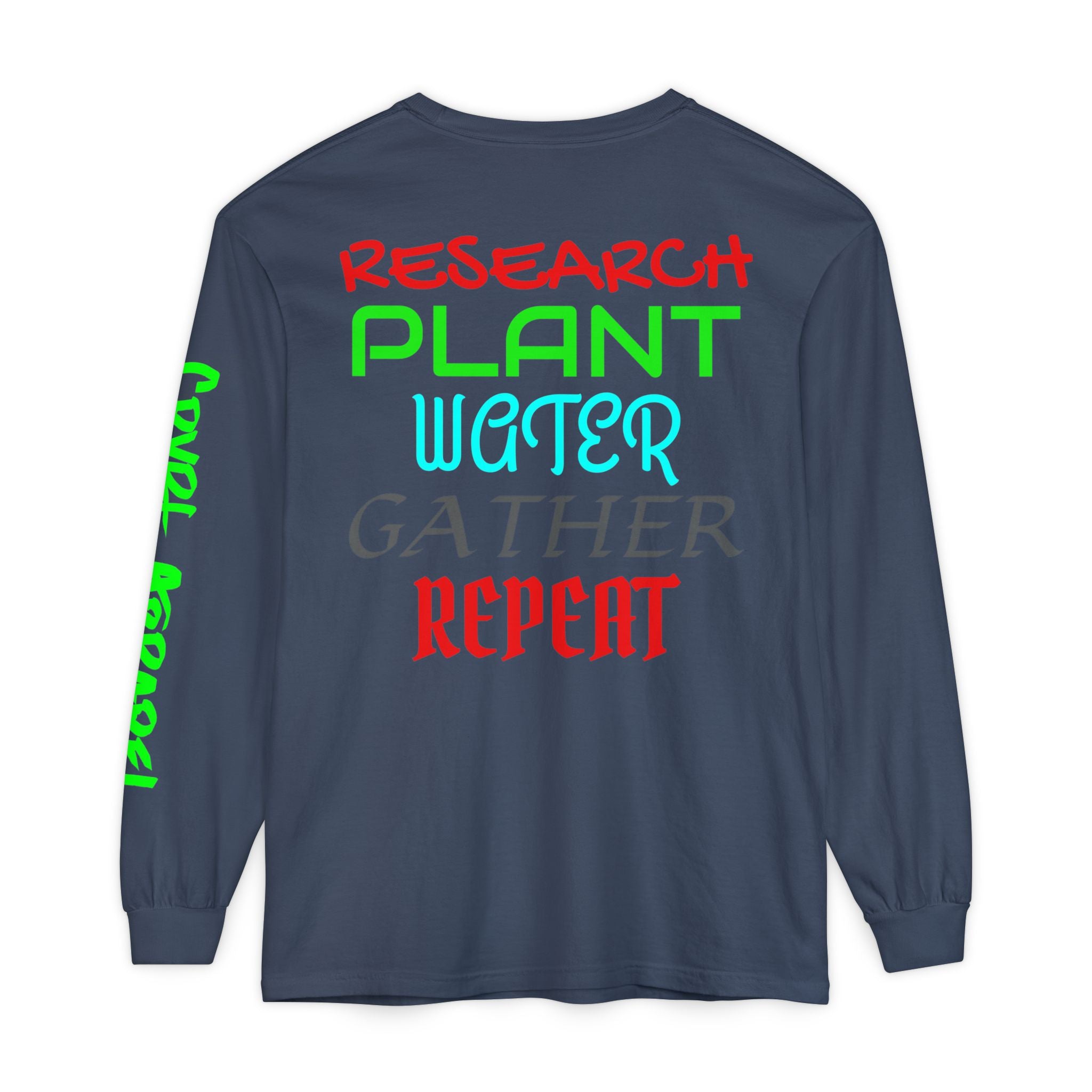 Growing Candles Long Sleeve Tee — "Crypt Apparel" Nurturing Growth