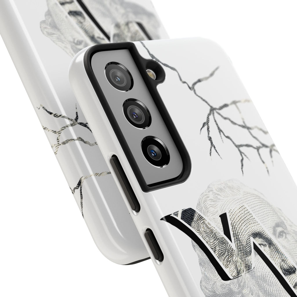 Brokenomics Crypto Tough Phone Case — 'Crypt Apparel' Cracked Dollar Graphic Protective Cover