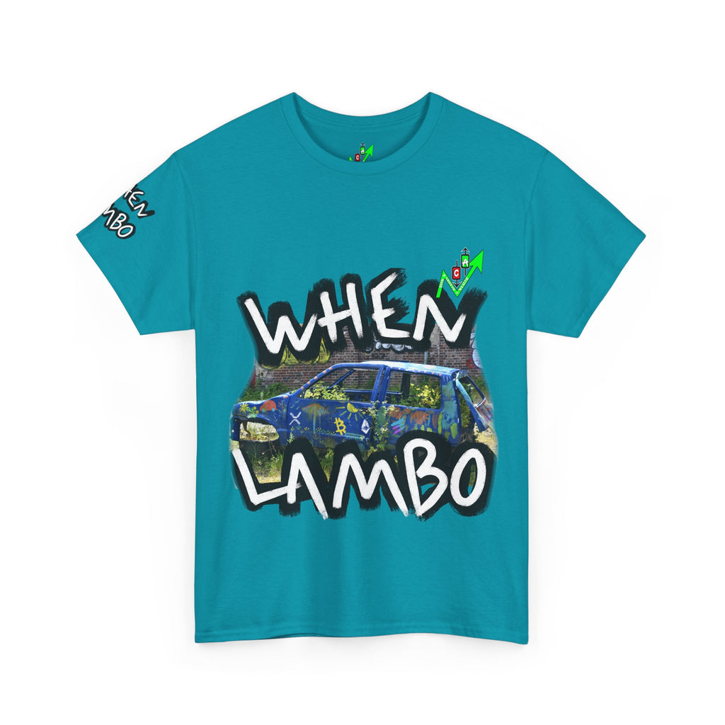 When Lambo Bitcoin inspired Crypto Graphic Tee | Crypt Apparel Car Streetwear