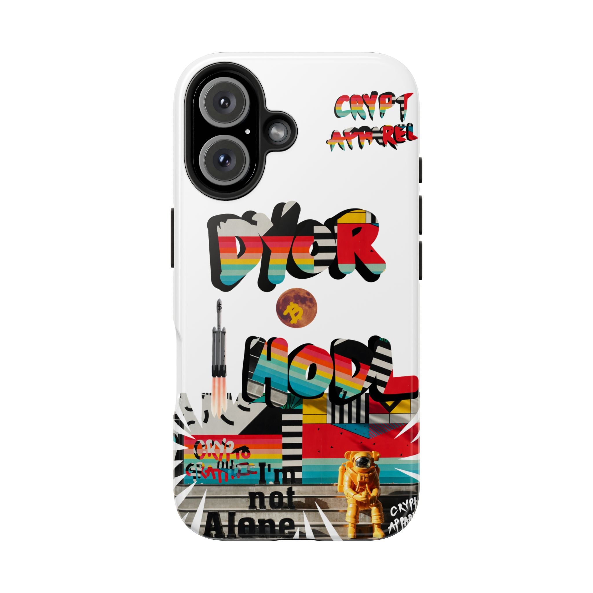 Urban Jungle Tough Phone Case — Crypt Apparel Collage Protective Cover