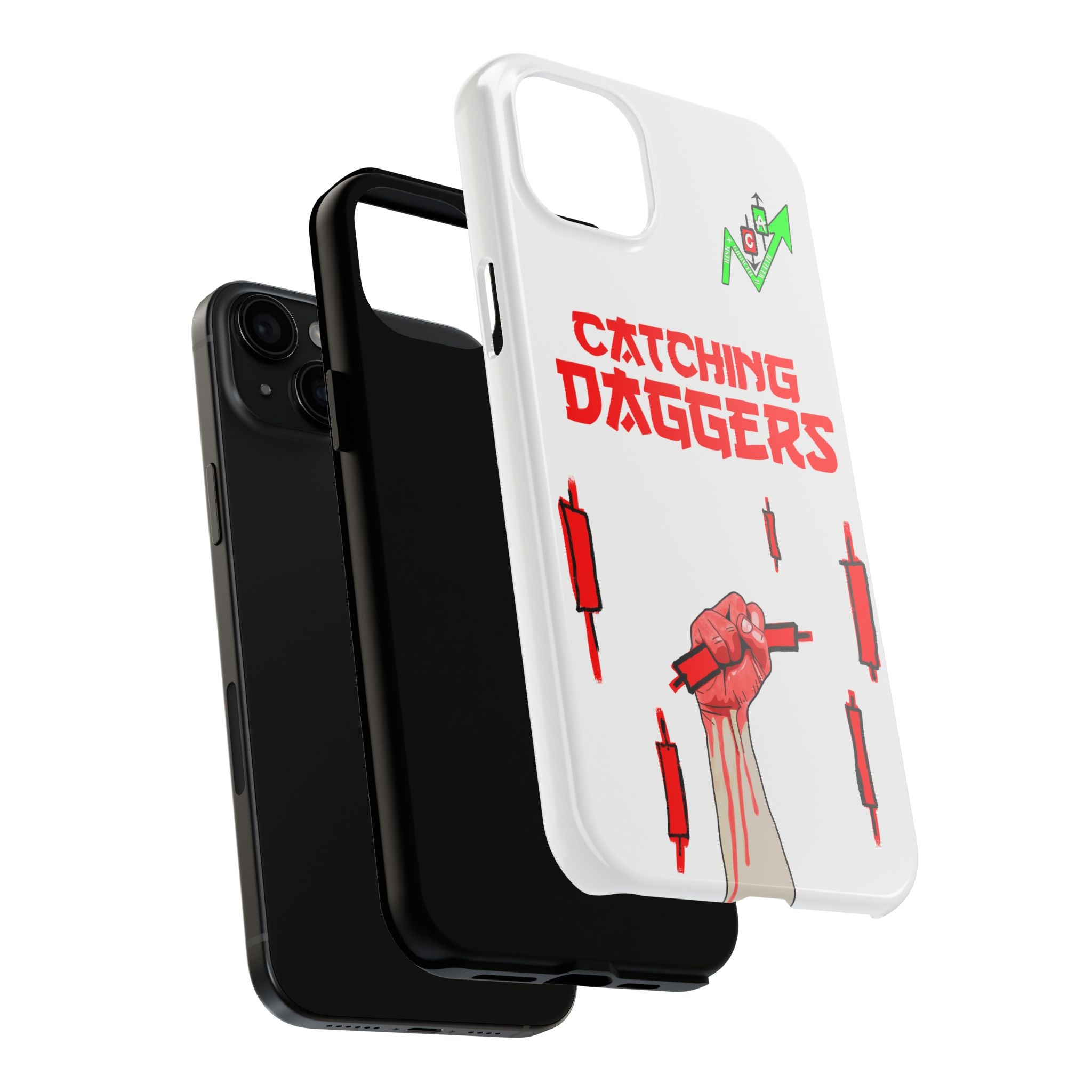 Catching Daggers Tough Phone Case — Crypt Apparel Graphic Protective Cover