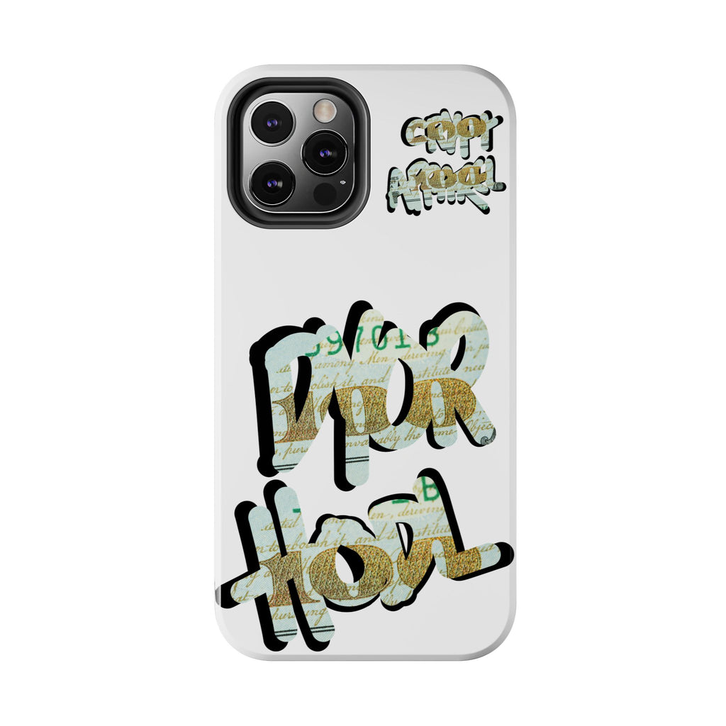 Tough Phone Case — Vintage Money Graffiti "Paper Hodl" Design