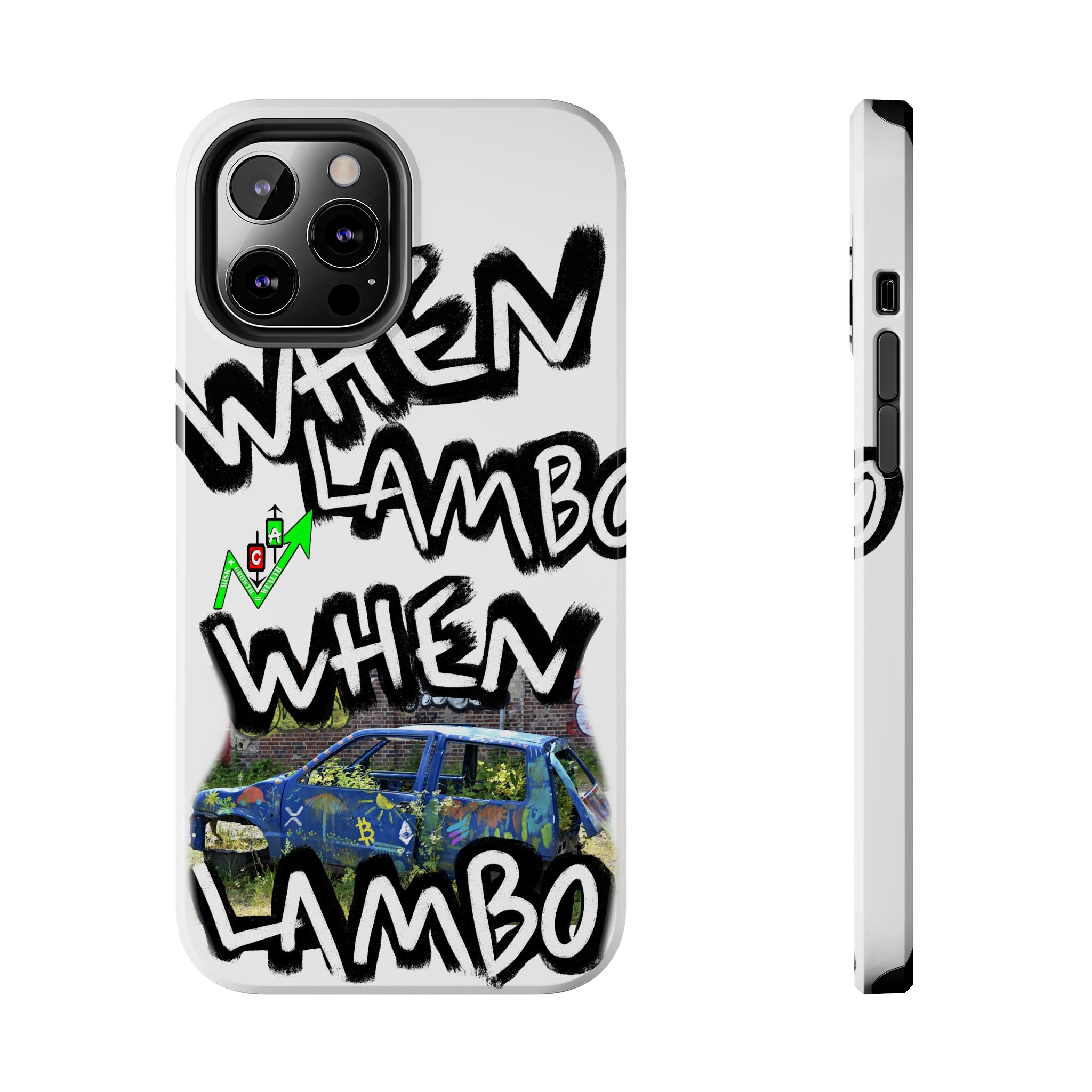 When Lambo Art Phone Case — Crypto Meme Tough Phone Case