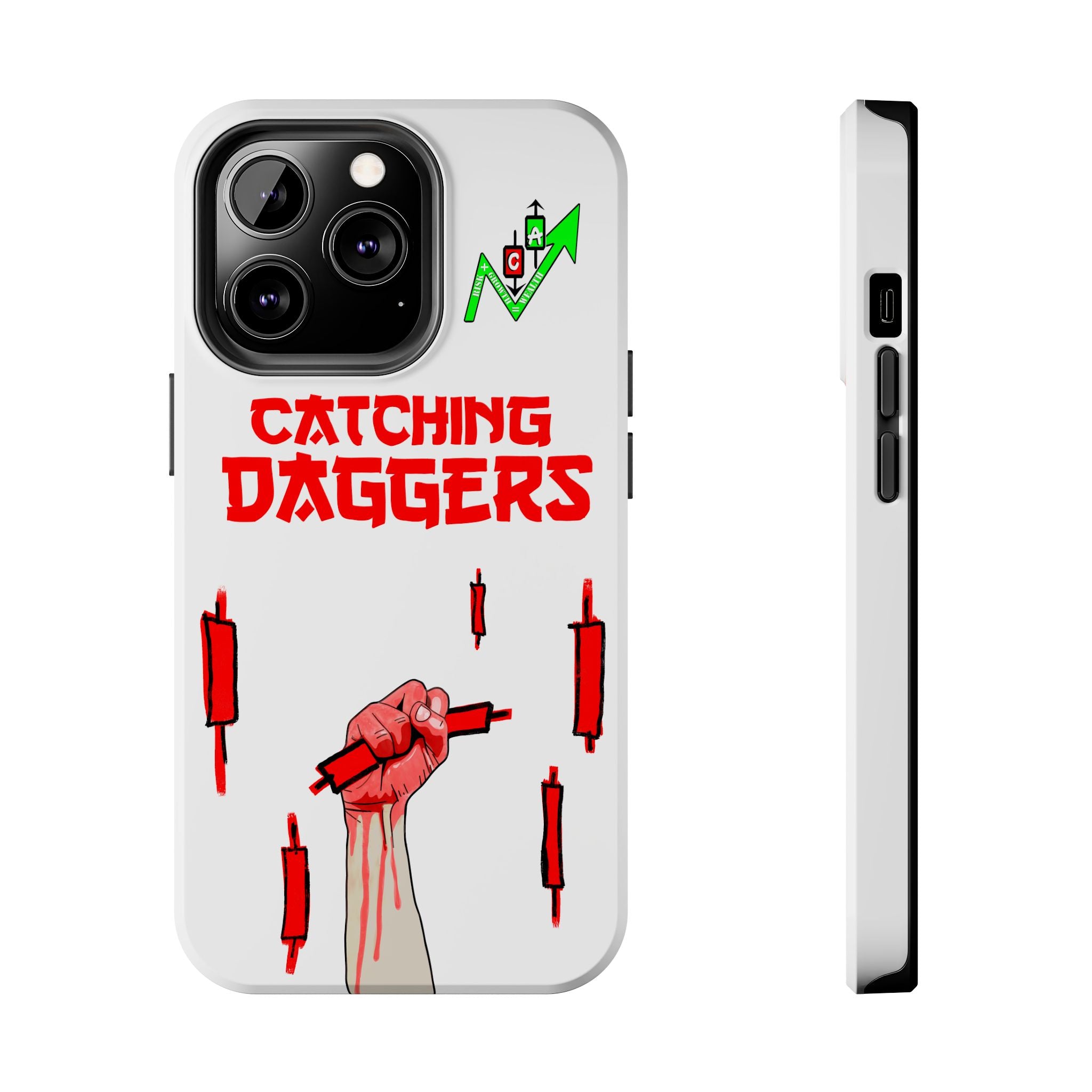 Catching Daggers Tough Phone Case — Crypt Apparel Graphic Protective Cover