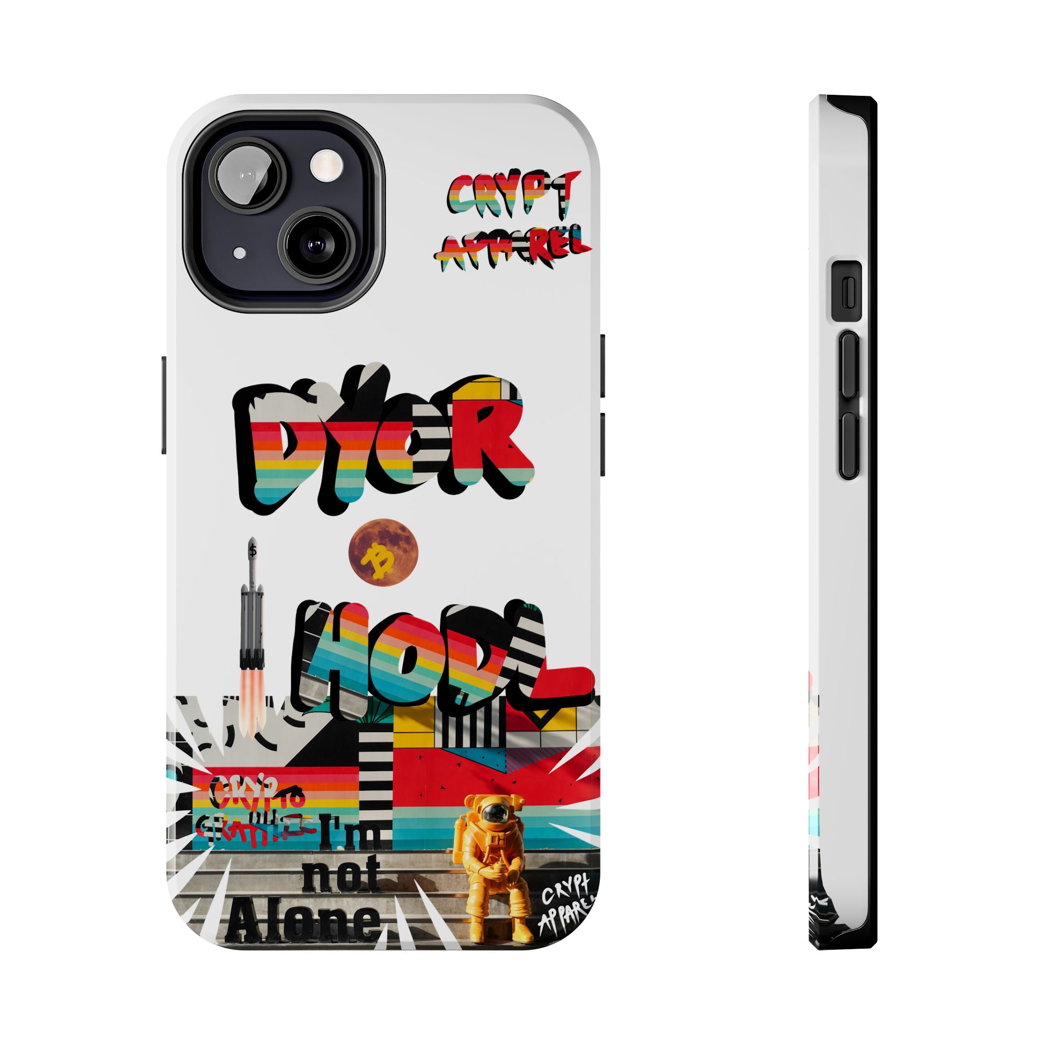 Urban Jungle Tough Phone Case — Crypt Apparel Collage Protective Cover