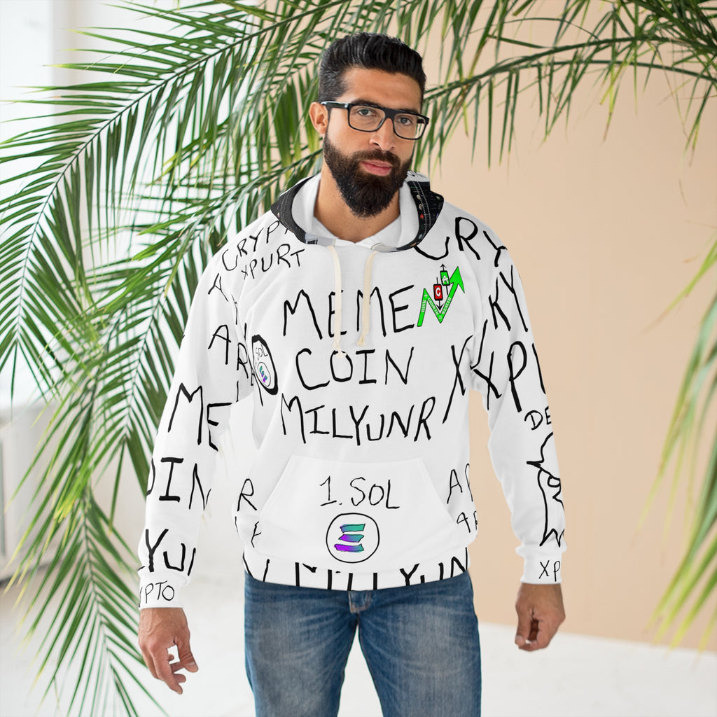 Meme Coin Millionaire Crypt Apparel Hoodie
