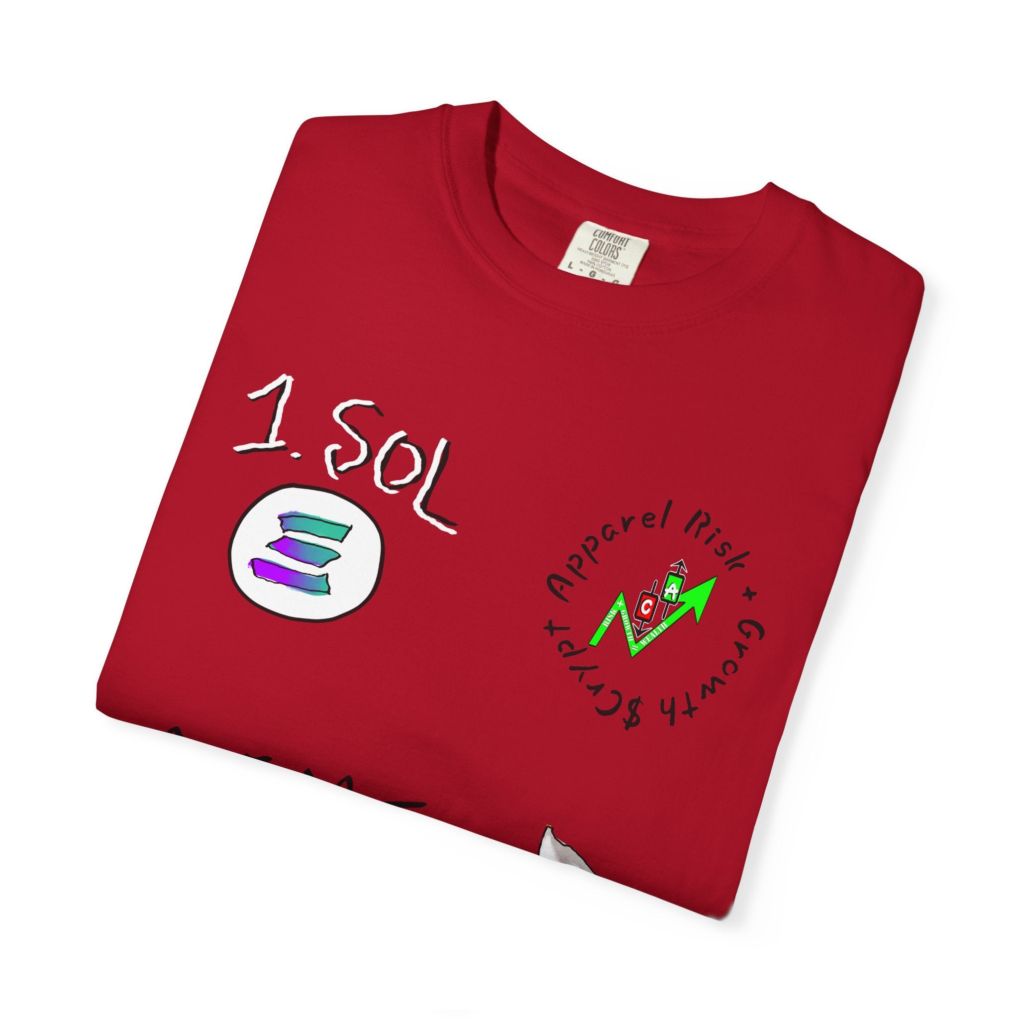 Crypto Meme T-Shirt — 'Meme Coin' Hand-Drawn Crypto Art Tee