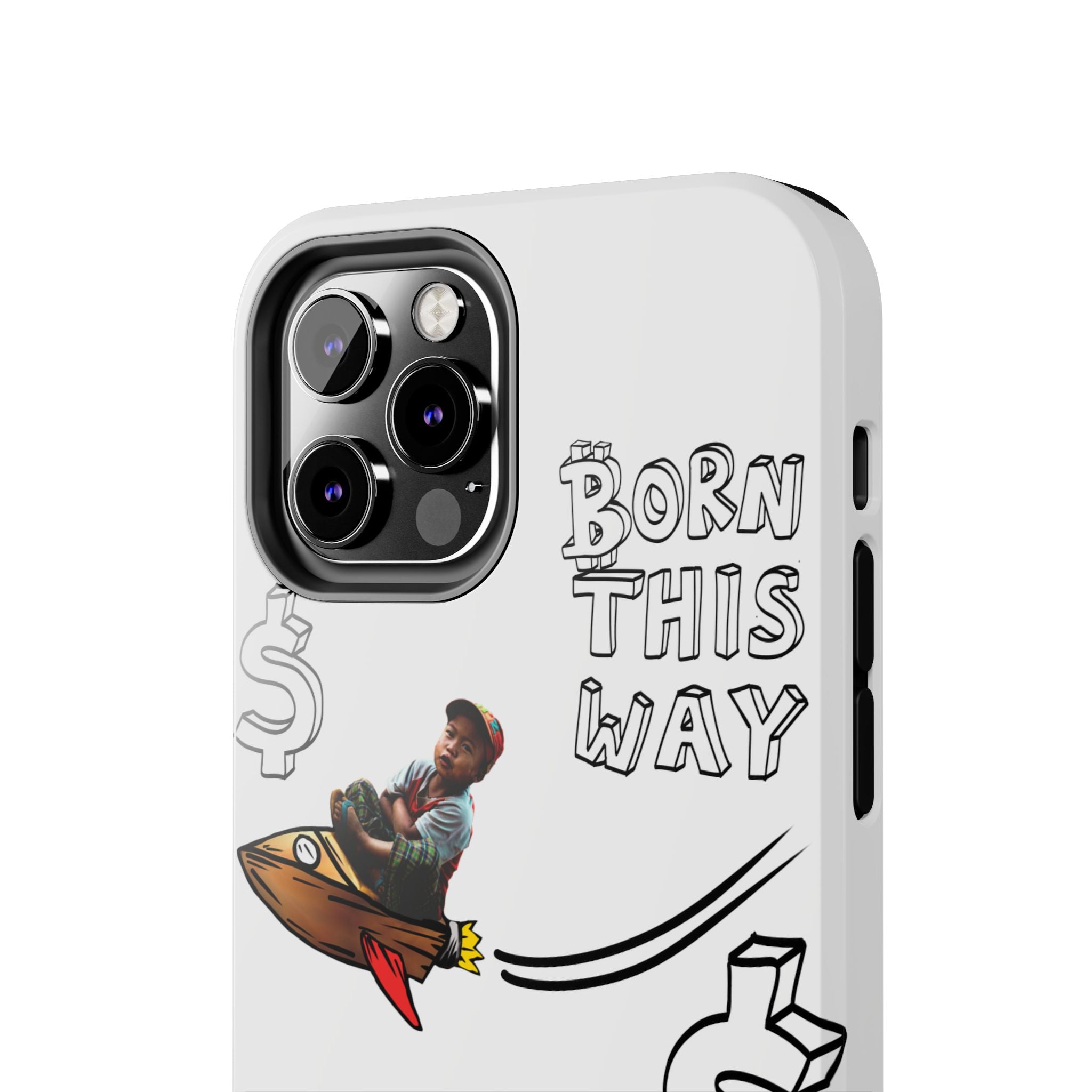 Born This Way Phone Case — "Crypt Apparel" Crypto Protective Case