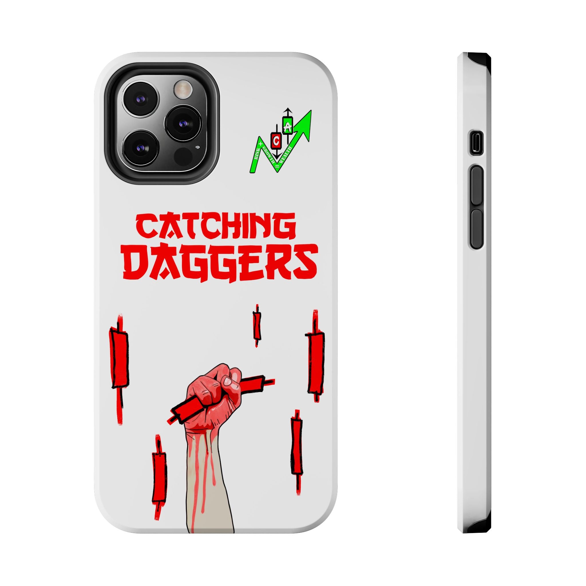 Catching Daggers Tough Phone Case — Crypt Apparel Graphic Protective Cover