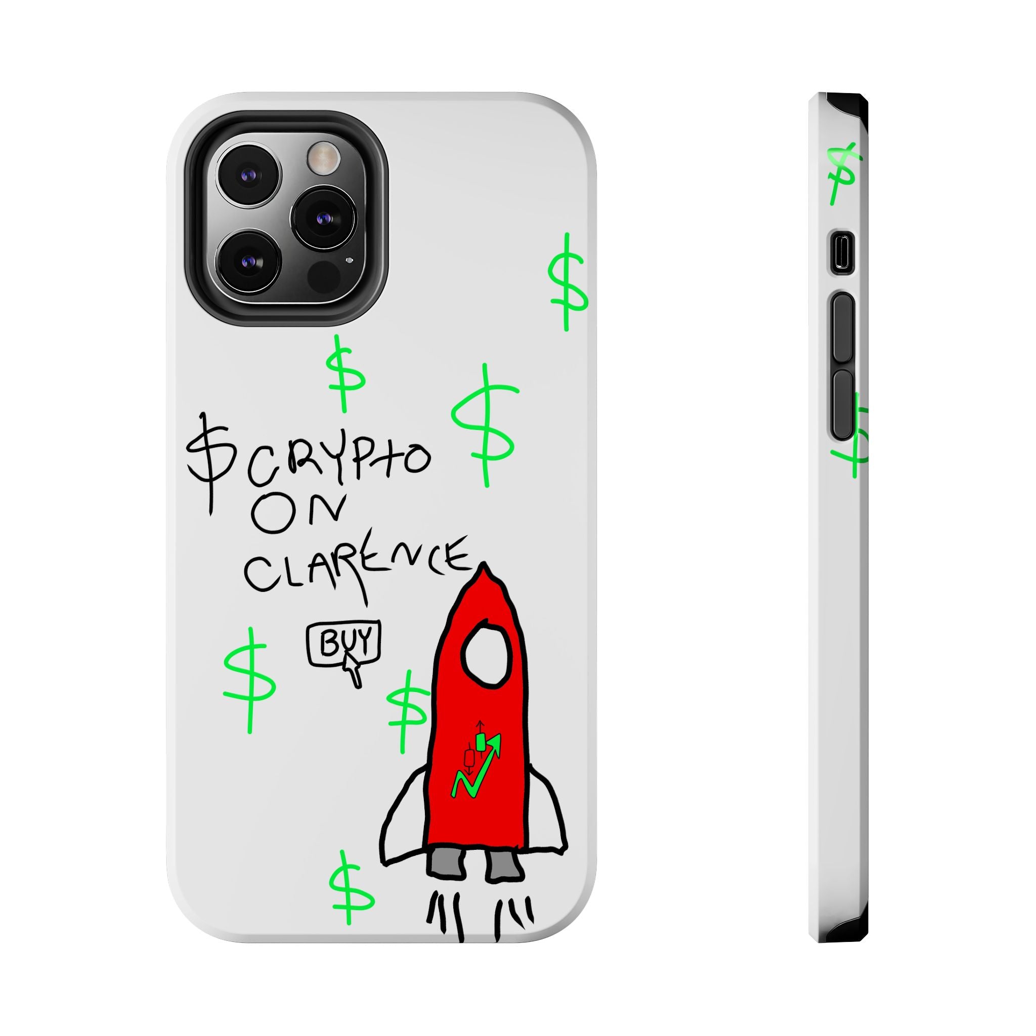 Crypto On Clarence Phone Case — Crypt Apparel Degen Design