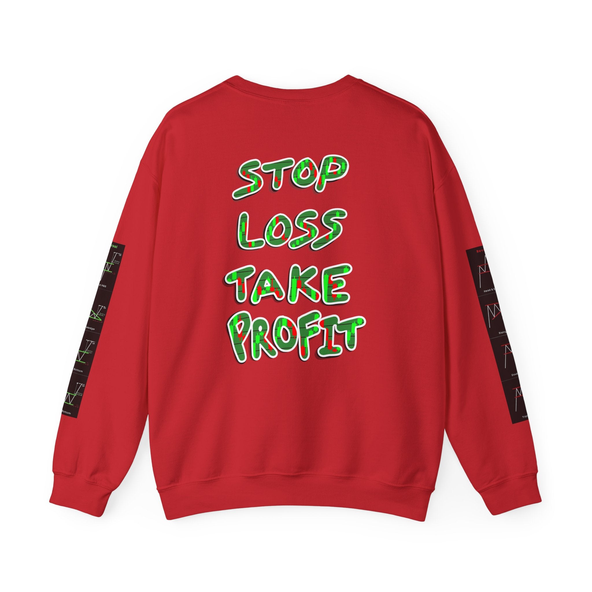 Charted Crewneck Sweatshirt — “Crypt Apparel” Graphic