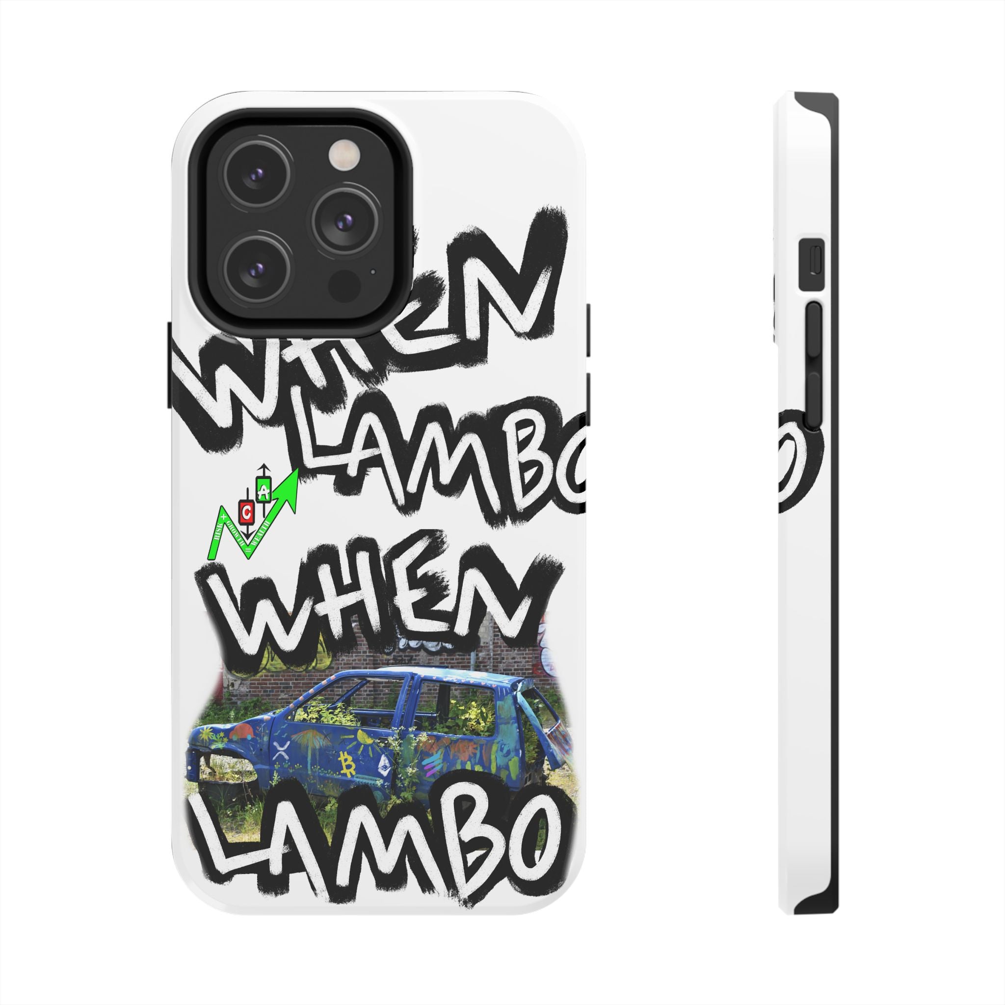 When Lambo Art Phone Case — Crypto Meme Tough Phone Case