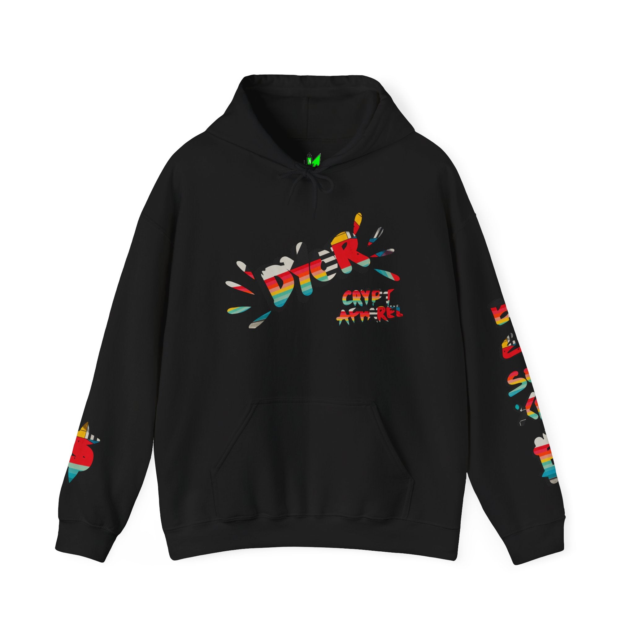 Urban Jungle Crypto Bitcoin Hoodie — Crypt Apparel Astronaut “Not Alone” Graphic Pullover
