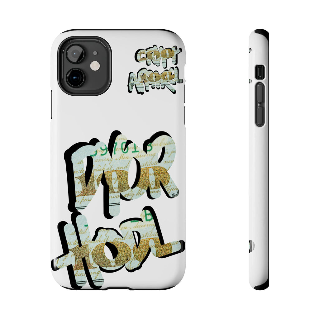 Tough Phone Case — Vintage Money Graffiti "Paper Hodl" Design