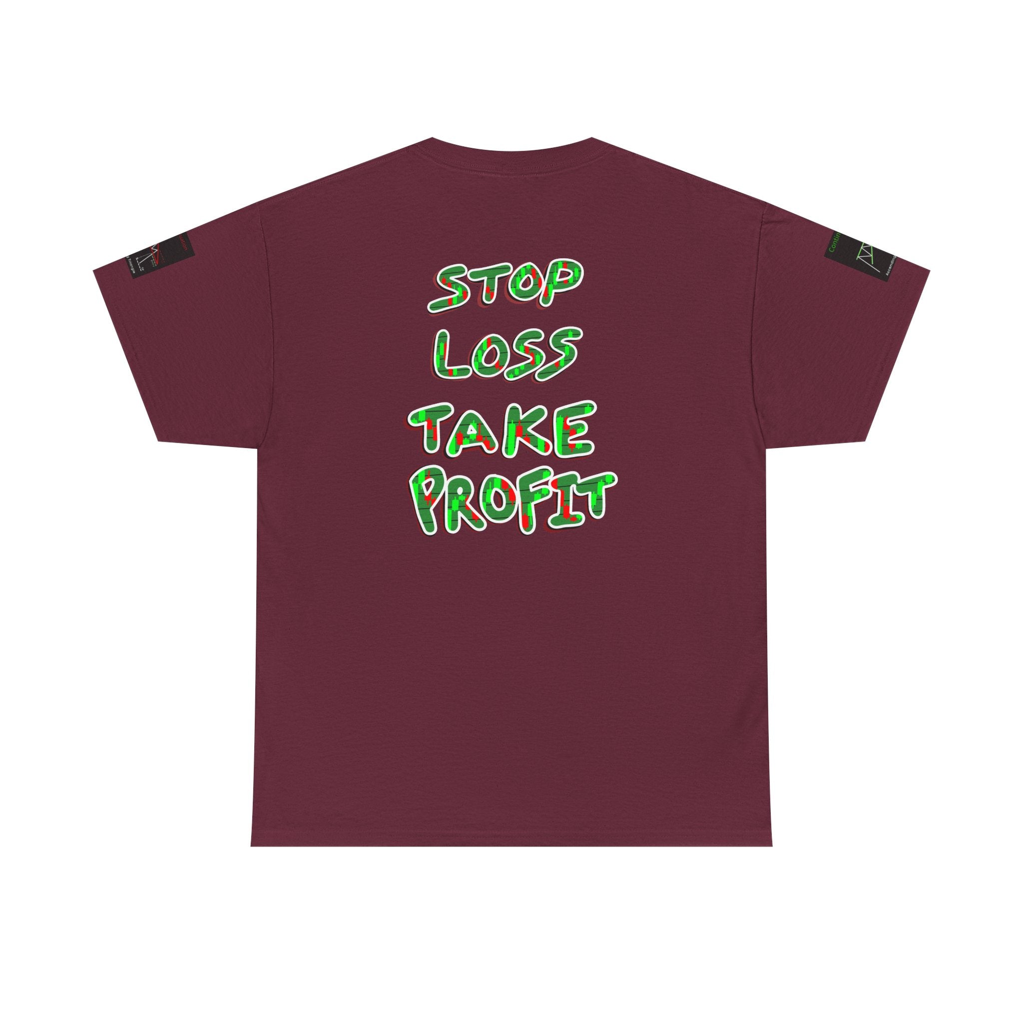 Charted Tee — "Crypt Apparel" Trading Chart Shirt