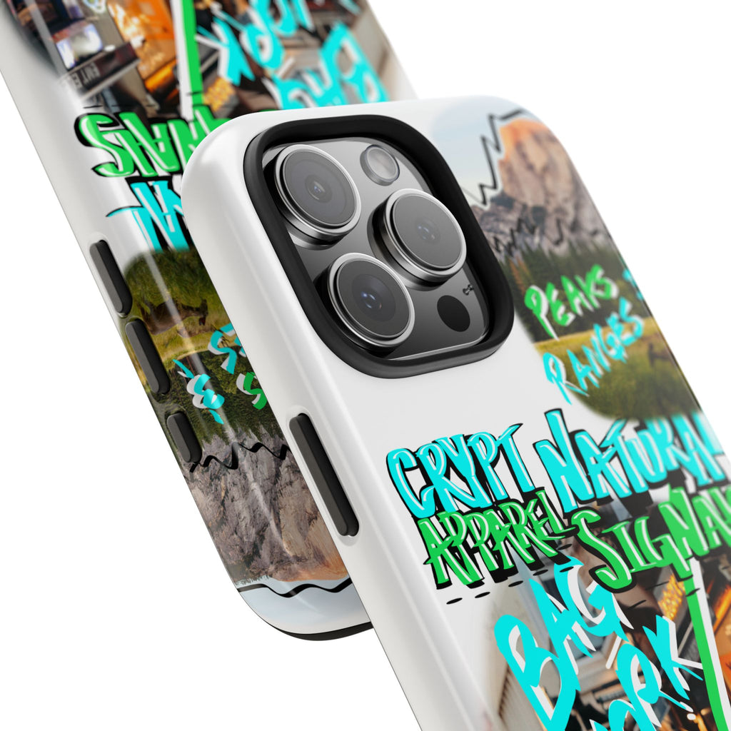 Natural Signals Tough Phone Case — Crypt Apparel Street Collage Design